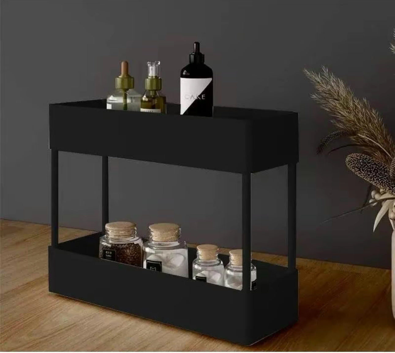 Carrito De Almacenamiento Multiusos Para La
Cocina 2 Niveles