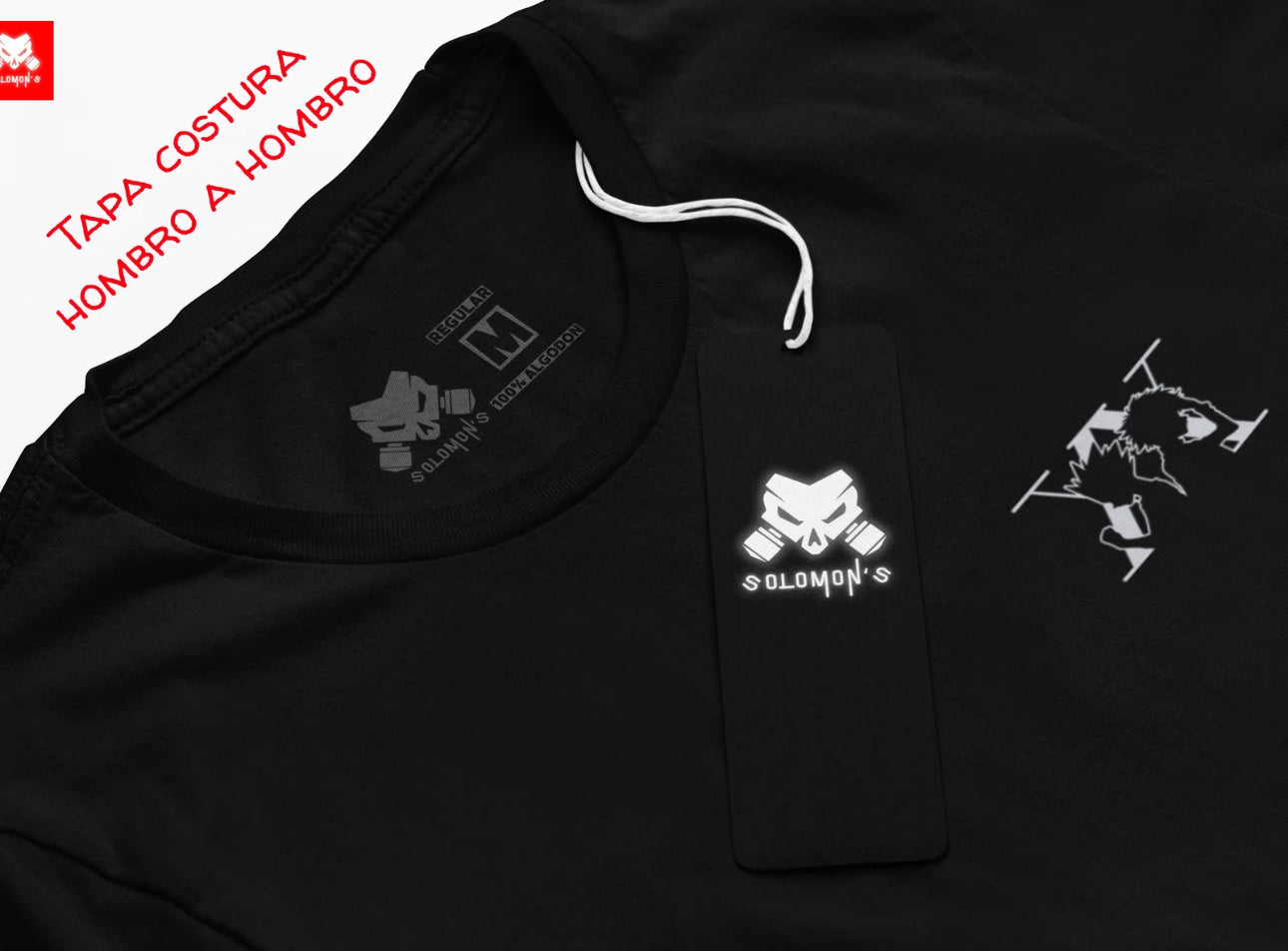 Playera Solomon's HUNTER XX HUNTER | 100%
Algodón | Tacto Suave | Anime Streetwear