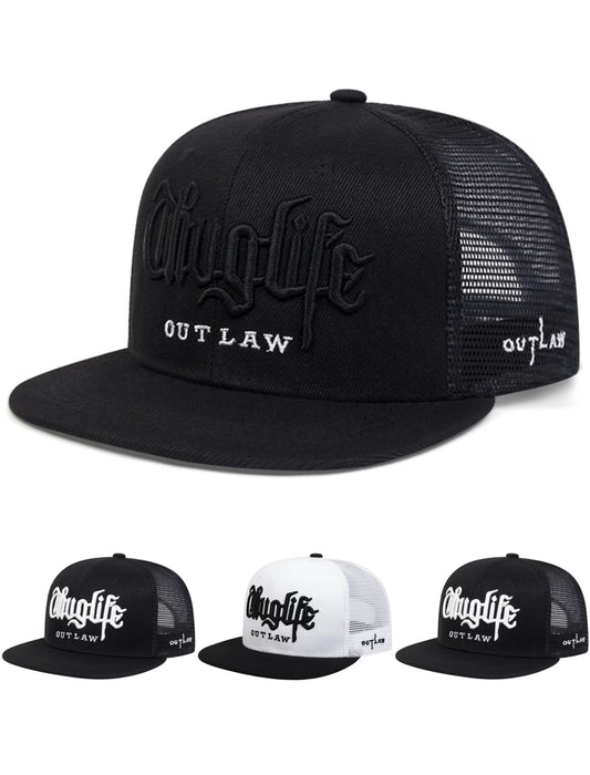 2025 Tendencia Personalizada Nueva Gorra de Malla Transpirable para Disipación de Calor Thug
LIFE Bordada para Hombres Gorra de Hip Hop de Baile Callejero Sombrero para Ciclismo Deportes
Pesca Sombrilla para el Sol Gorra Decorativa para
Mujer