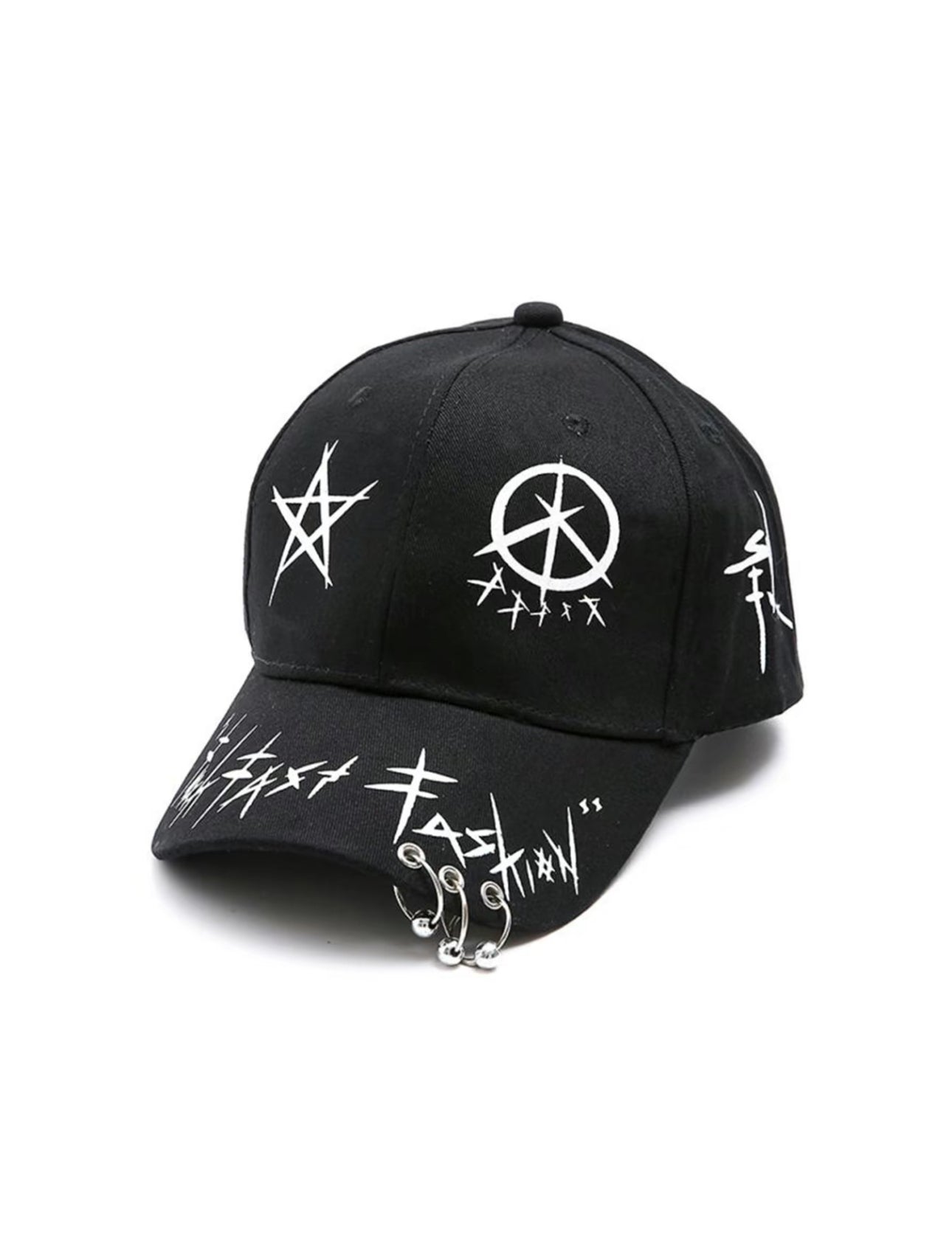 Gorra Unisex de Graffiti Hip Hop, Ajustable con Protección Solar para Primavera y Otoño, Viajes al Aire Libre, Playa y Vacaciones, Accesorio de Moda para Hombres y Mujeres