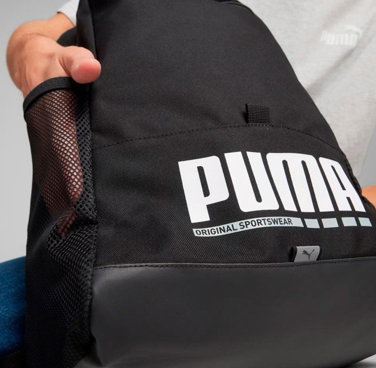 Mochila Negra Puma Unisex Phase Backpack + Estuche