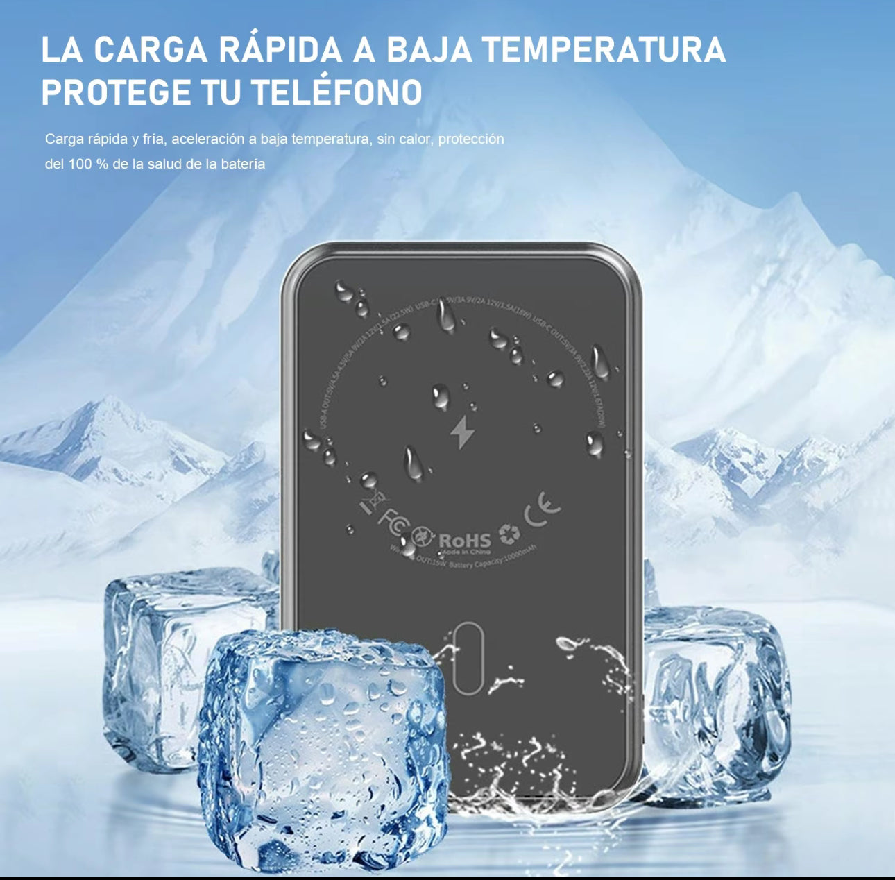 MOREKA KO60 banco de energía móvil, batería portátil ultradelgada de 5000mAh, batería de linterna portátil de alta velocidad de 3A
compatible con iPhone 16 15 14 13 12 11 Pro, Samsung S21 S20, Xiaomi, Google, LG, iPad.