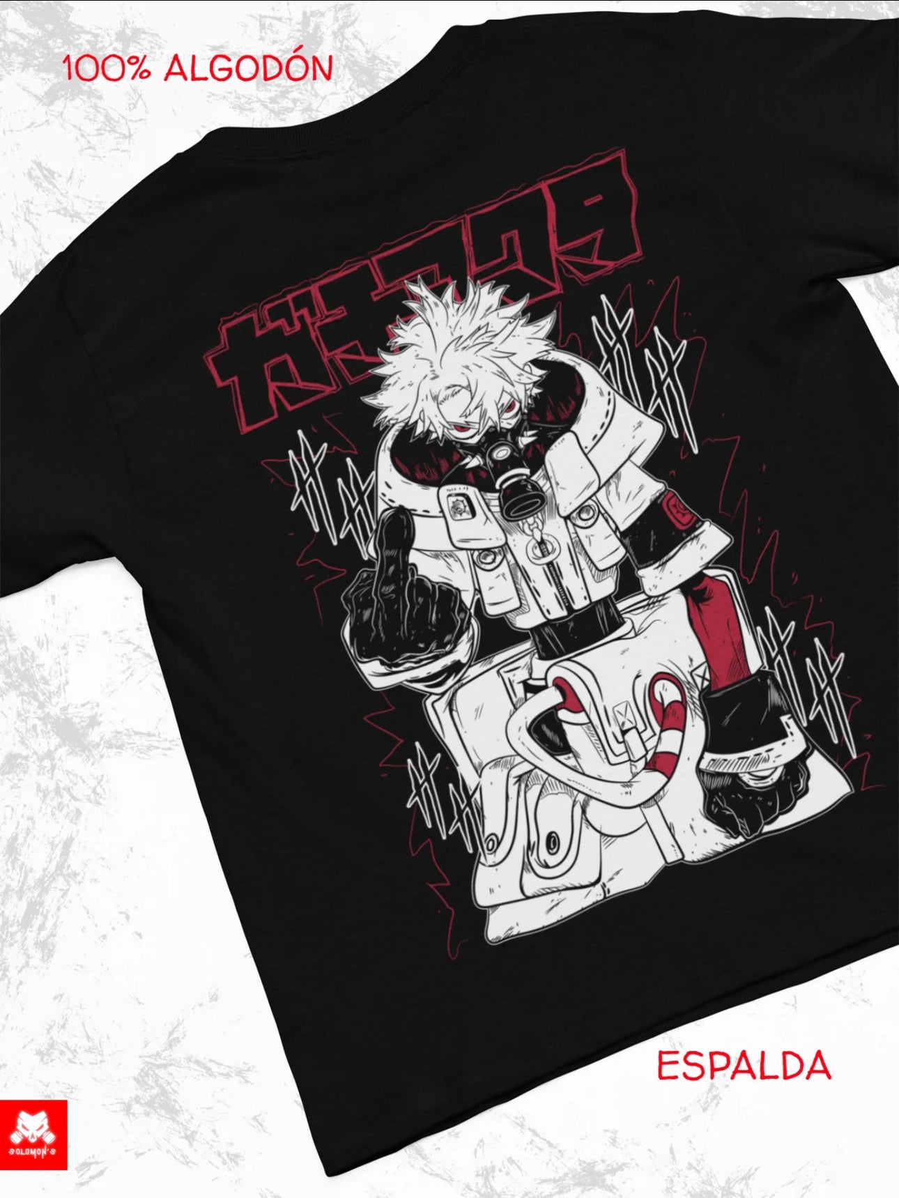 Playera Solomon's GACHIAKUTA | 100% Algodón |
Tacto Suave | Anime Streetwear