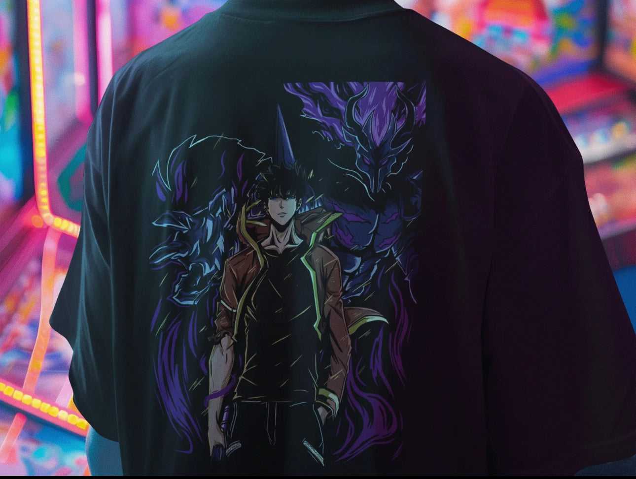 Playera Solomon's SOLO LEVELING 01 | 100%
Algodón | Tacto Suave | Anime Streetwear