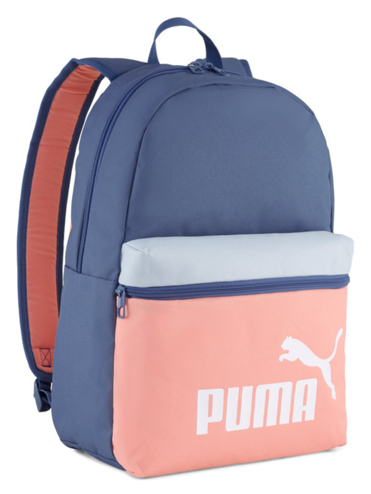 Mochila Puma Phase Color Block Backpack Azul Unisex
