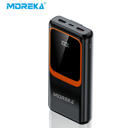 MOREKA K089 banco de energía portátil de 20000 mAh, batería portátil, compatible con iPhone 15/14, Samsung, artículos esenciales para viajar