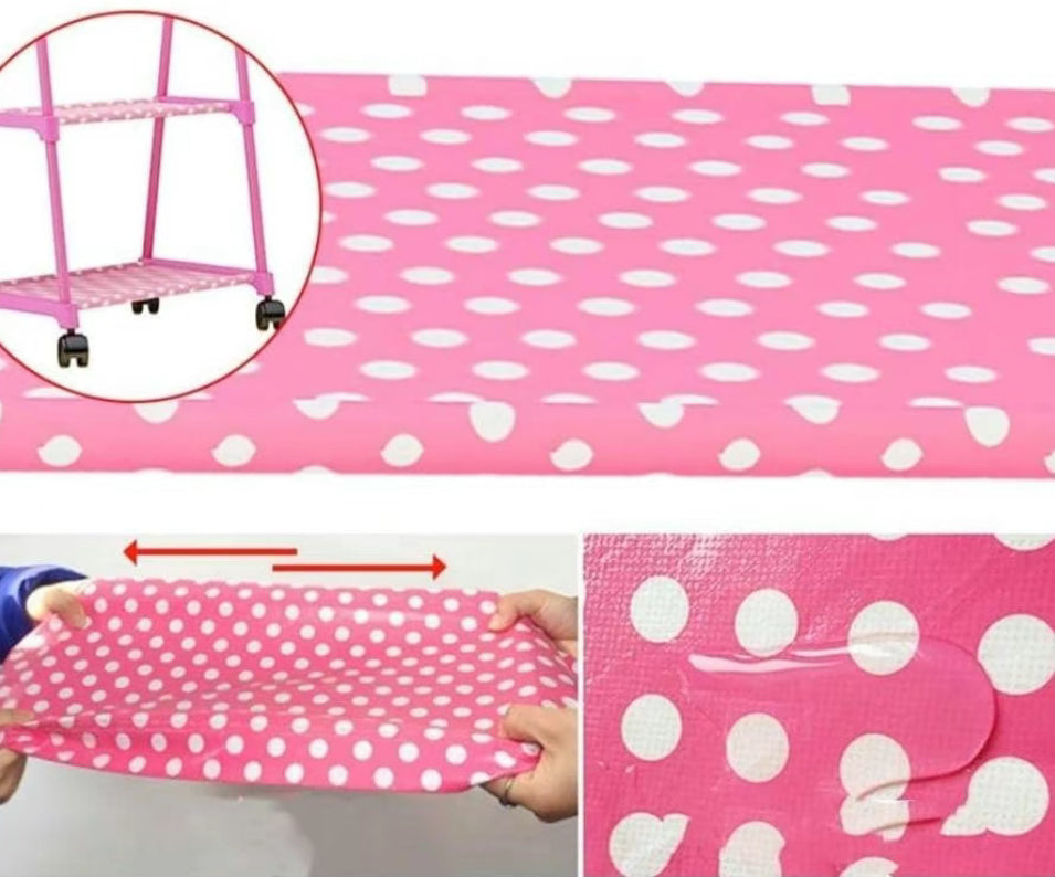YUQING.FC Closet Tendedero Perchero Rack
Doble Ropa Con Llantas Triangulo