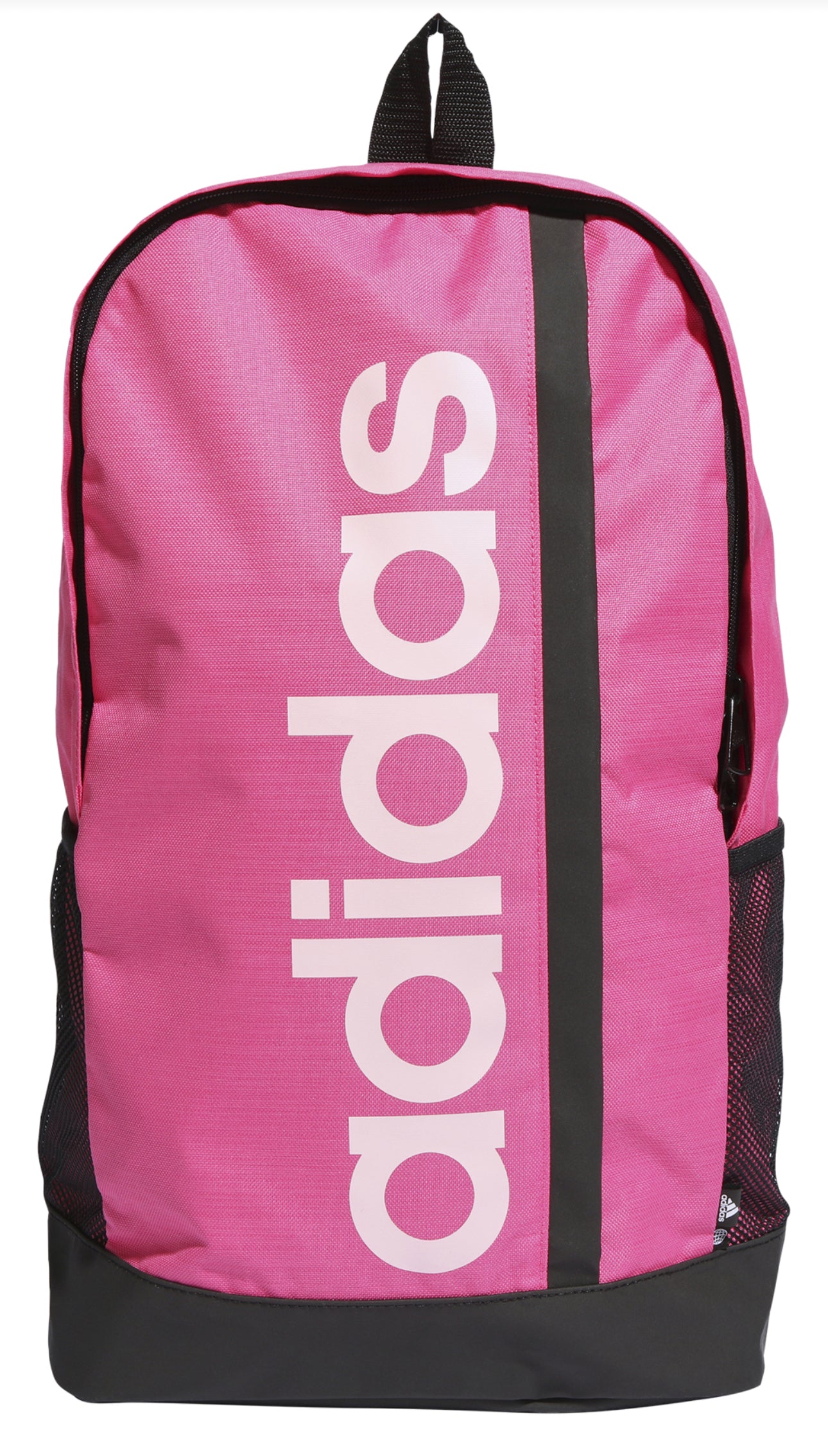 Mochila adidas Dama Essentials Linear Training Rosa Mujer Casual Bolsillo Lateral Cierre Correas Ajustables Laptop Bolsillo Frontal Capacidad 22.5 Lt