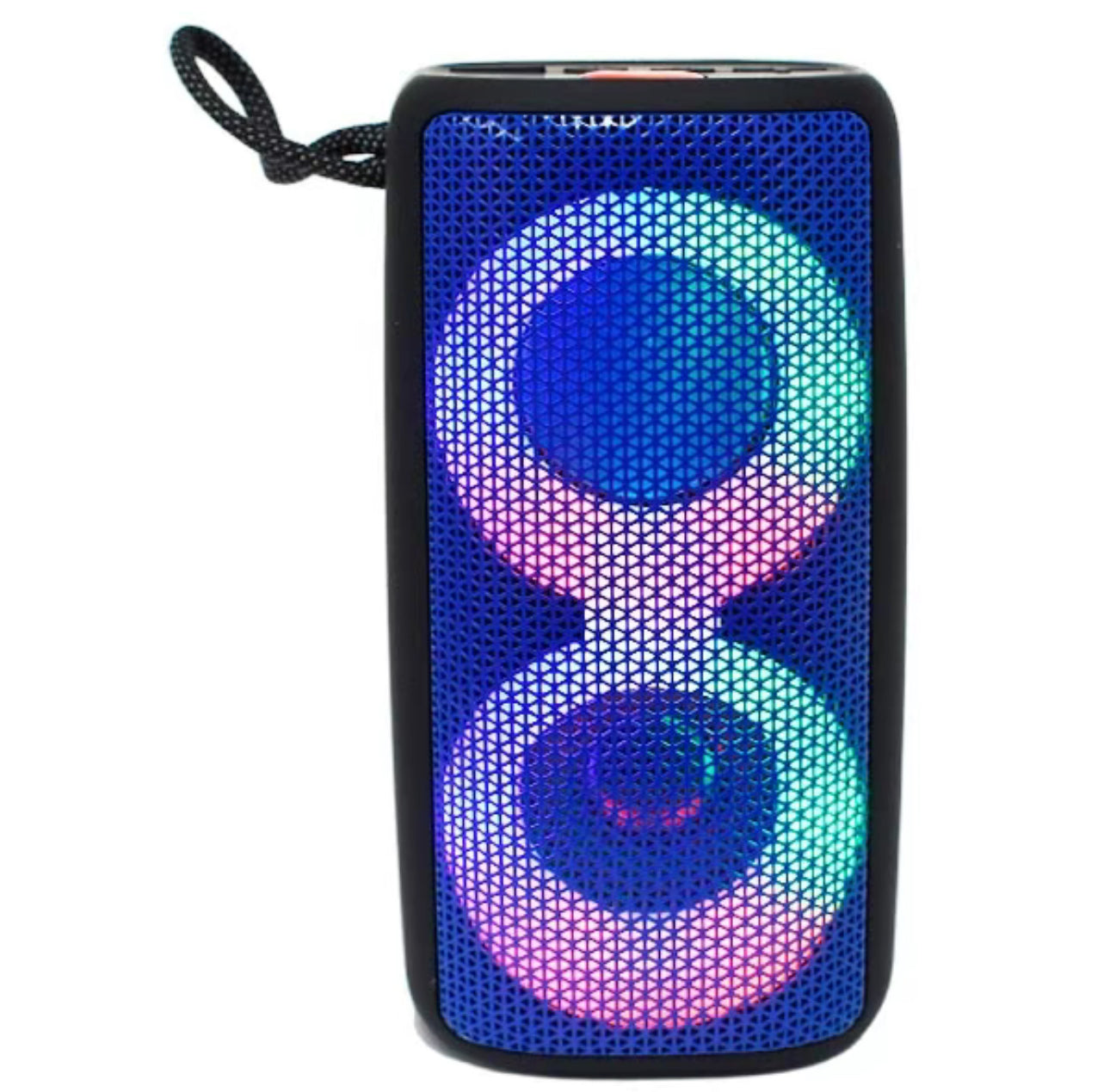 Bocina Bluetooth con Luz LED Material
Antiderrapante, Conexión TWS: vincula dos bocinas fácilmente CH-M302
