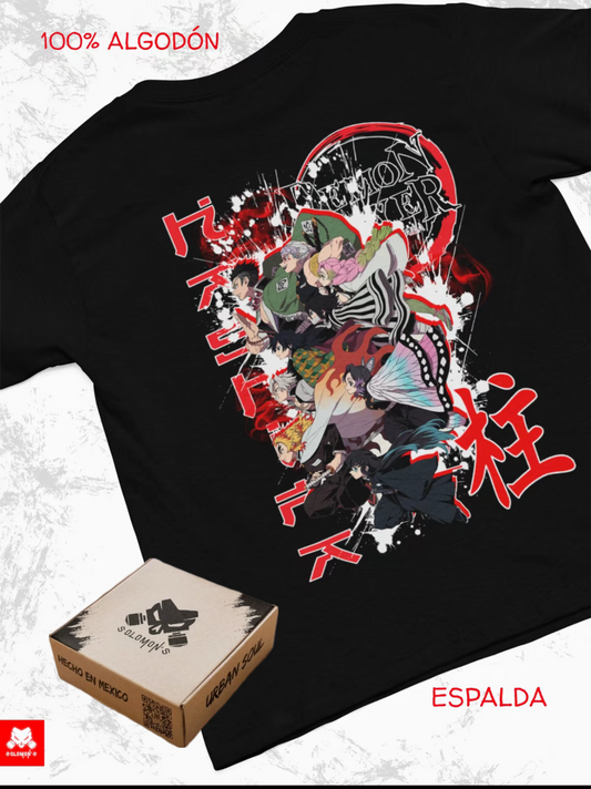 Playera Solomon's DEMON SLAYER | 100% Algodón
I Tacto Suave | Streetwear Anime
