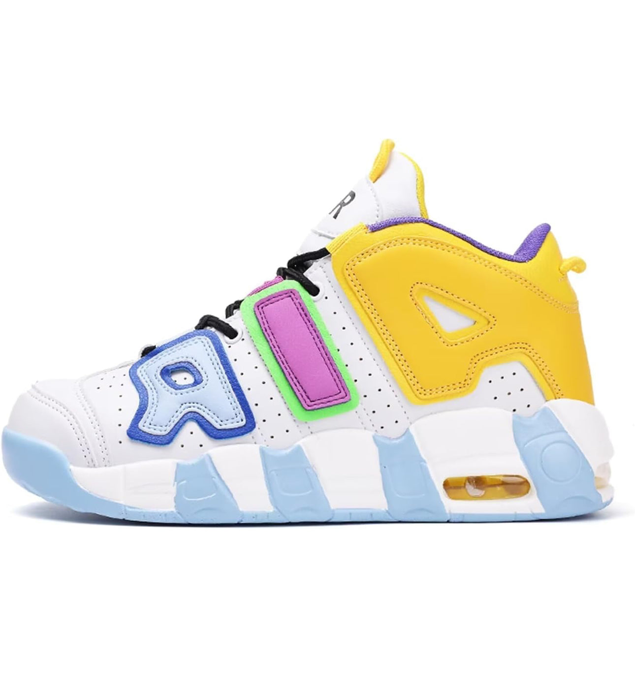 Air Deportivos Mujer Zapatillas de Uptempo para Correr Calzado Baloncesto Sneakers Gimnasio Casual Shoes