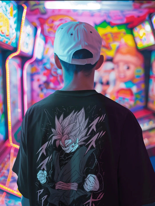 Playera Solomon's DBZ BLACK GOKU | 100%
Algodón | Tacto Suave | Anime Streetwear