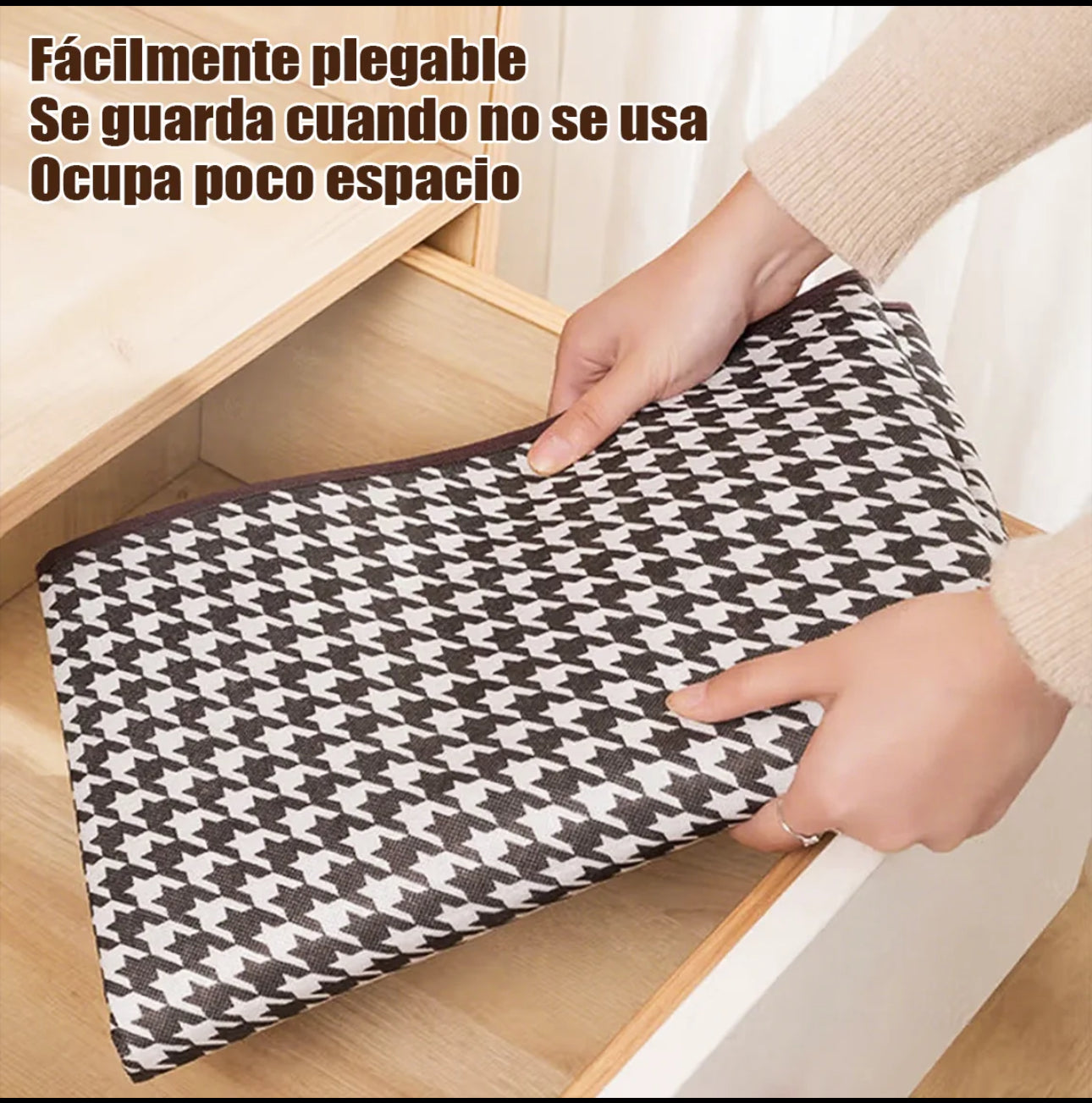 Bolsa de almacenamiento de pata de gallo de gran capacidad de 110L con cremallera, bolsa de embalaje para mudanzas a prueba de polvo para el hogar, caja de almacenamiento para colchas, ropa y pantalones