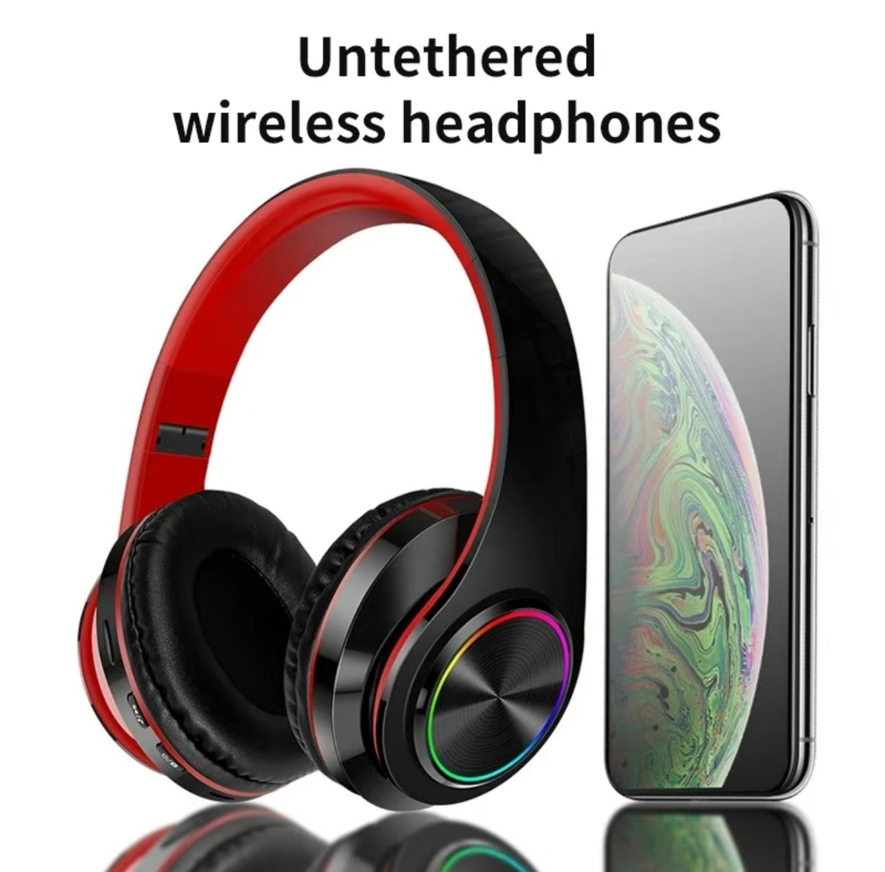 Auriculares Inalámbricos B39 para Gamer, Audifonos con Fuertes Graves para PS4 y PC,
Diseño Sobre la Cabeza