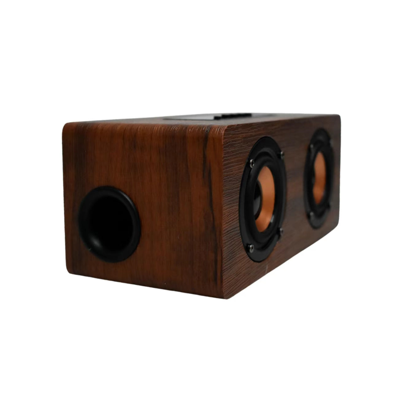 Bocina Bluetooth Portátil con Diseño Tipo Madera con Conexión TWS: vincula dos bocinas fácilmente
KTS-1612