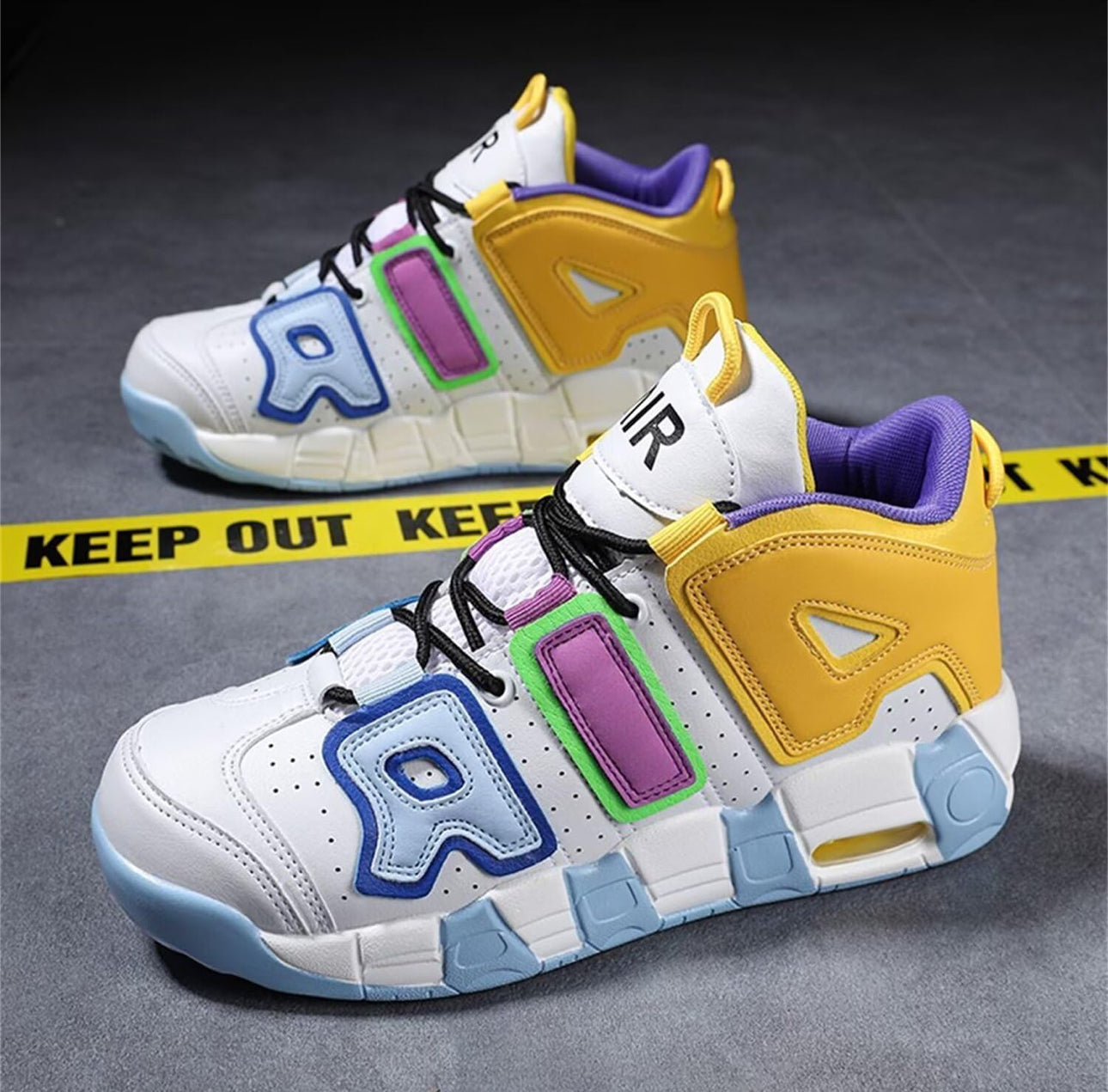Air Deportivos Mujer Zapatillas de Uptempo para Correr Calzado Baloncesto Sneakers Gimnasio Casual Shoes