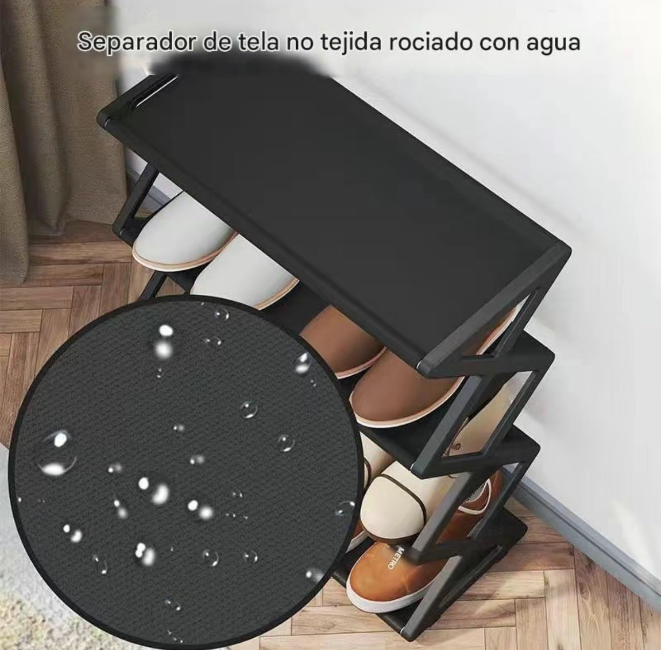 N+ Estante para Zapatos de 4 Niveles Sencillo
Duradero 42*18.5*49.5cm