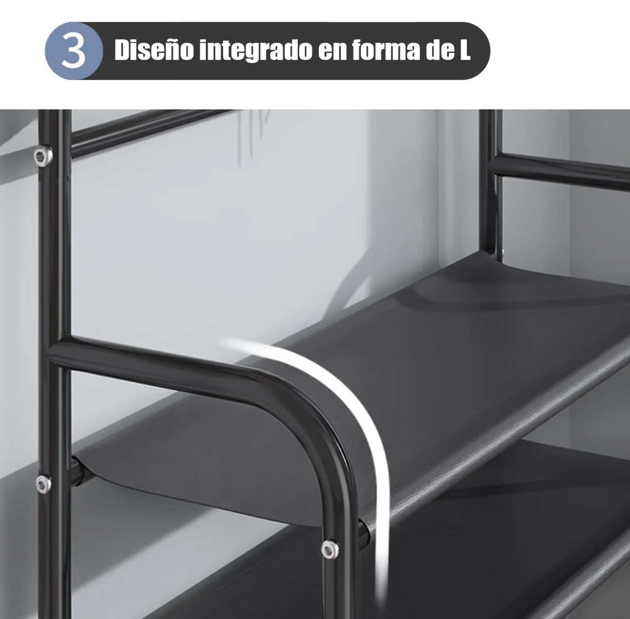 LERFM Estante de Almacenamiento 3 en 1 para Zapatos y Ropa, Extraíble y Fácil de Ensamblar,
Diseño Conveniente