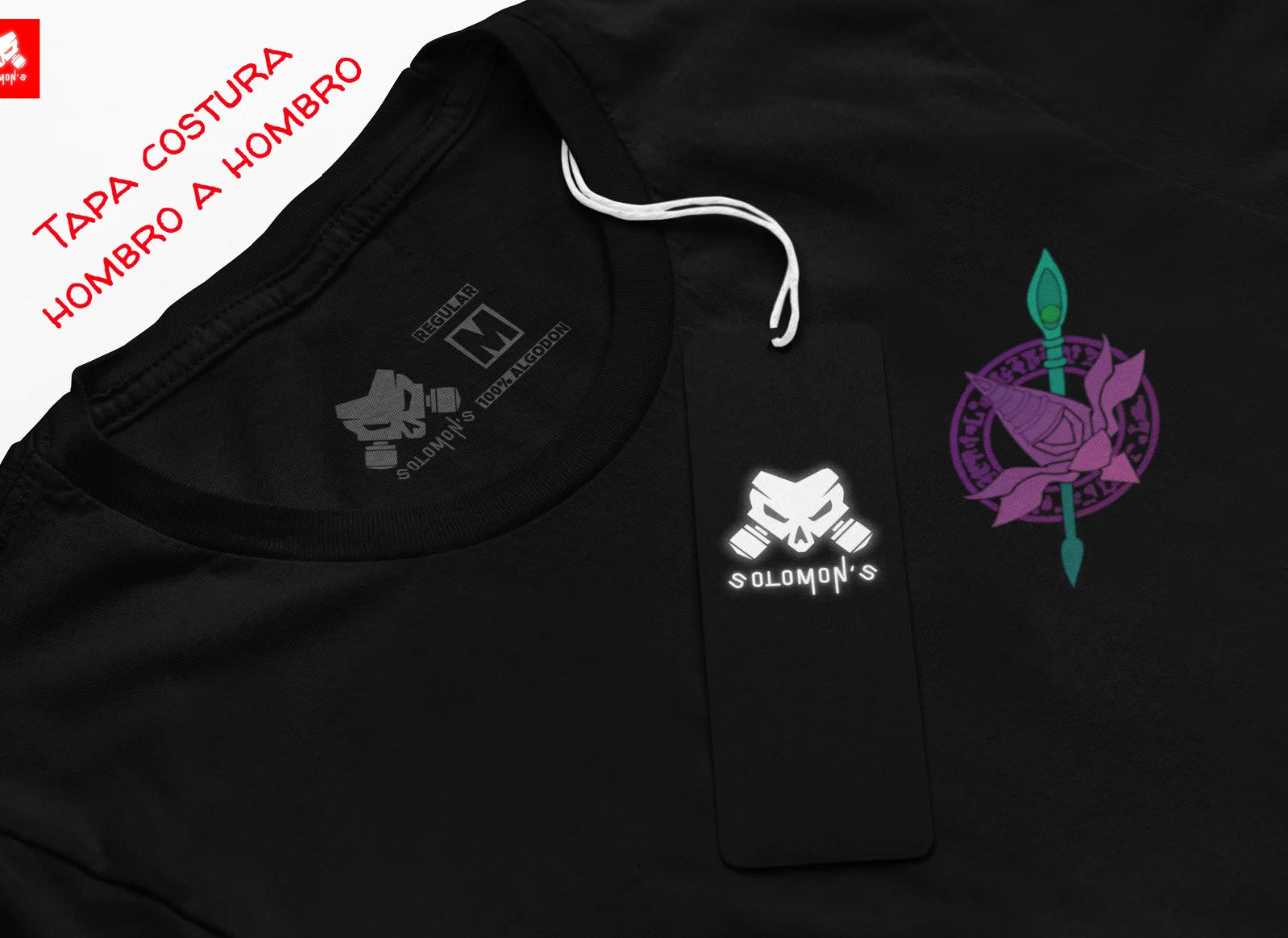 Playera Solomon's YU-GI-OH! DARK MAGICIAN | 100% Algodón | Tacto Suave | Anime Streetwear