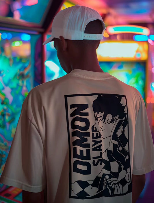Playera Solomon's DEMON SLAYER TANJIRO 01 | 100% Algodón | Tacto Suave | Anime Streetwear