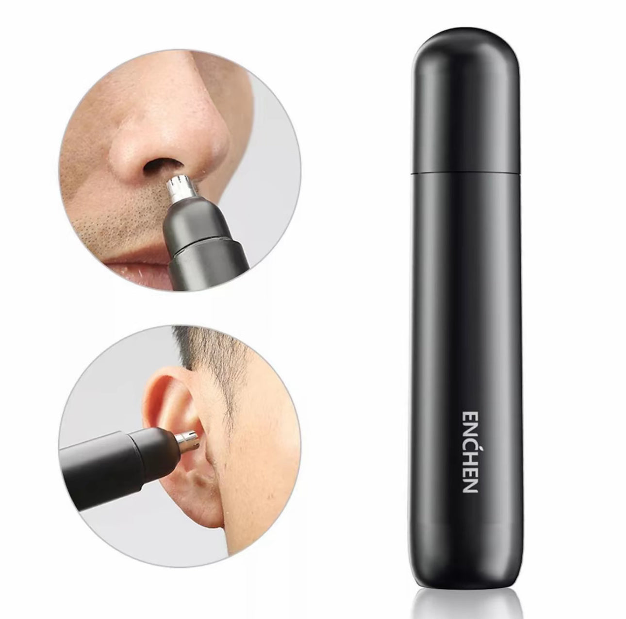 ENCHEN Beardo 2 Set de afeitado multifunción, Recibe GRATIS el recortador nasal
EN005, Resistente al Agua, Carga Rápida y 4 Peines Guías (3mm, 6mm, 9mm, 12mm), Afeitadora
Eléctrica y Cortapelos