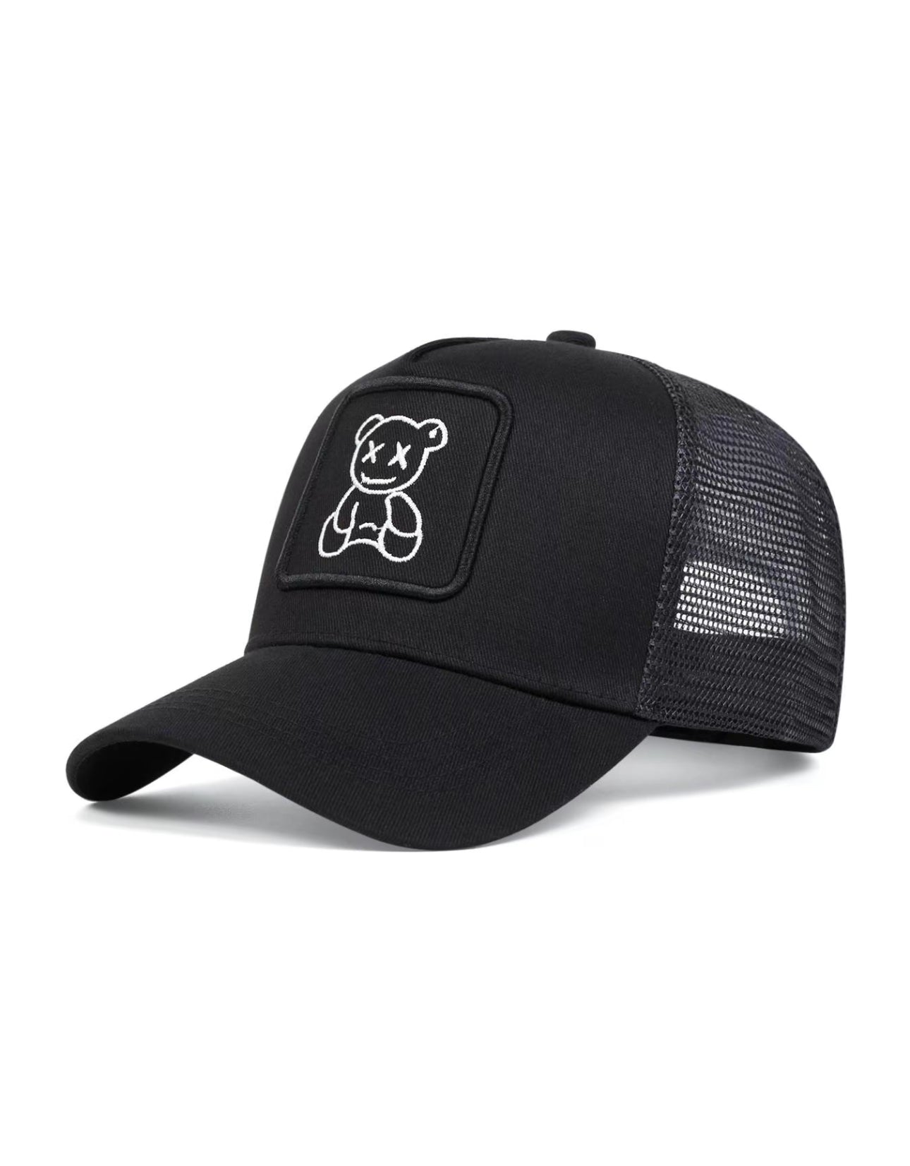 Gorra de Béisbol con Bordado de Oso de Dibujos Animados, Sombrero Casual para Deportes al Aire Libre para Hombres y Mujeres, Sombrero Ajustable para Protección Solar para Uso Diario