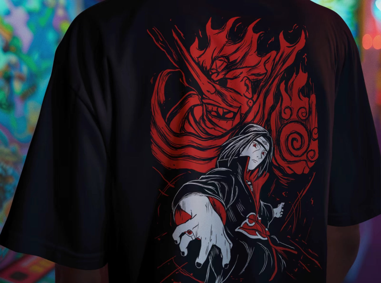Playera Solomon's ITACHI SUSANOO | 100%
Algodón | Tacto Suave | Anime Streetwear