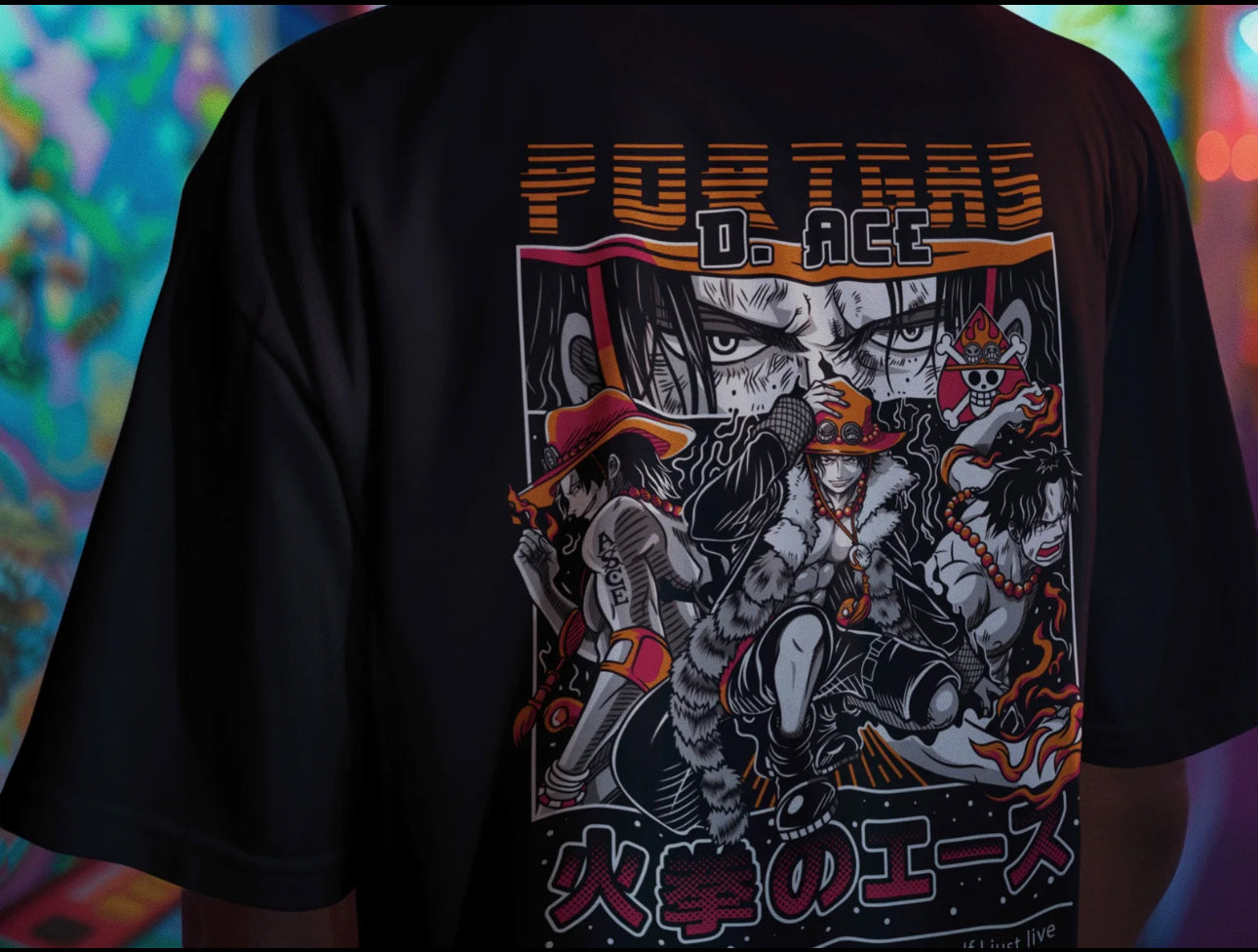 Playera Solomon's ACE ONE PIECE | 100% Algodón
I Tacto Suave | Anime Streetwear