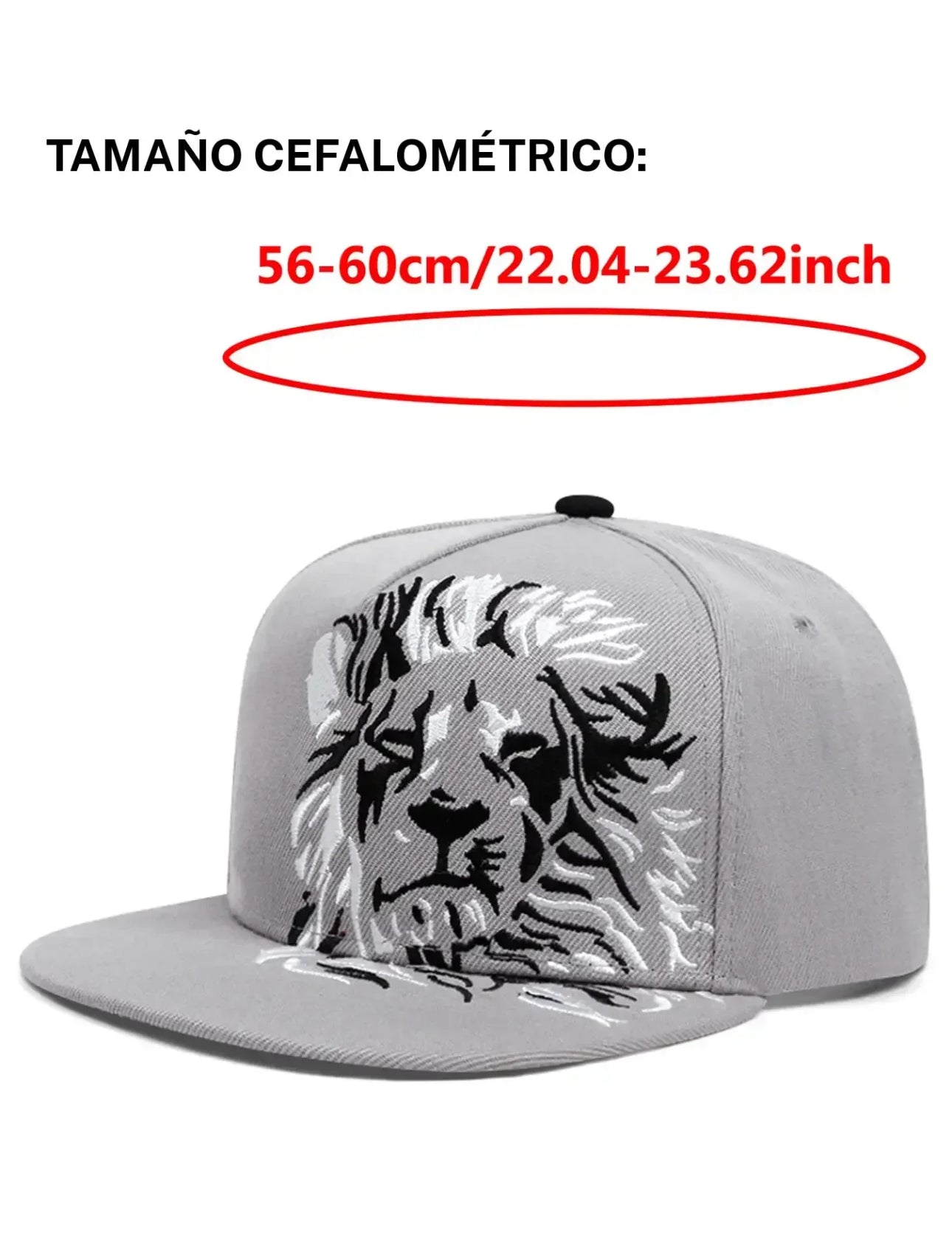 Gorra con Bordado de León Águila, Borde Plano, Personalizada, 2025. Gorra de Skateboarding, Hip
Hop, Mujeres, Deportiva, Ciclismo, Pesca, Sombrero Decorativo, Uso Diario.