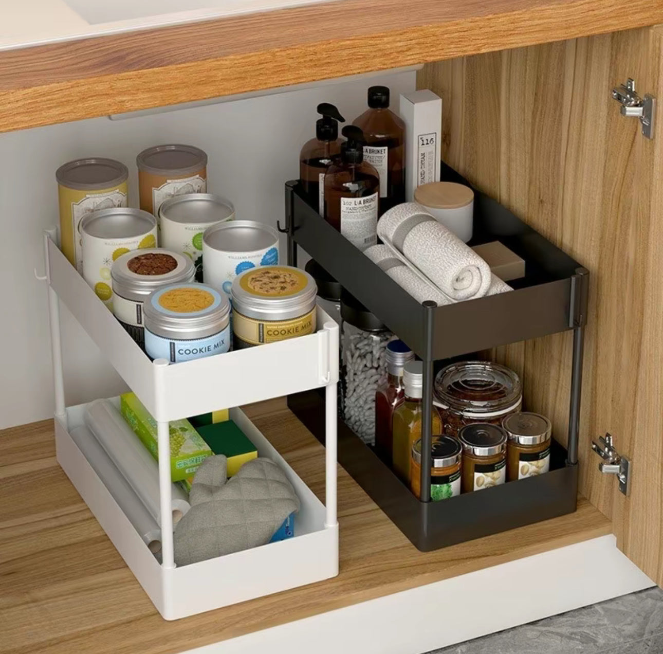 Carrito De Almacenamiento Multiusos Para La
Cocina 2 Niveles