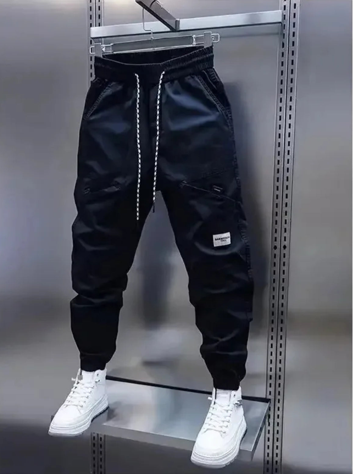 (🌍 PRODUCTO INTERNACIONAL) Pantalones Tipo Cargo Harem Para Hombre, Pantalones Casuales