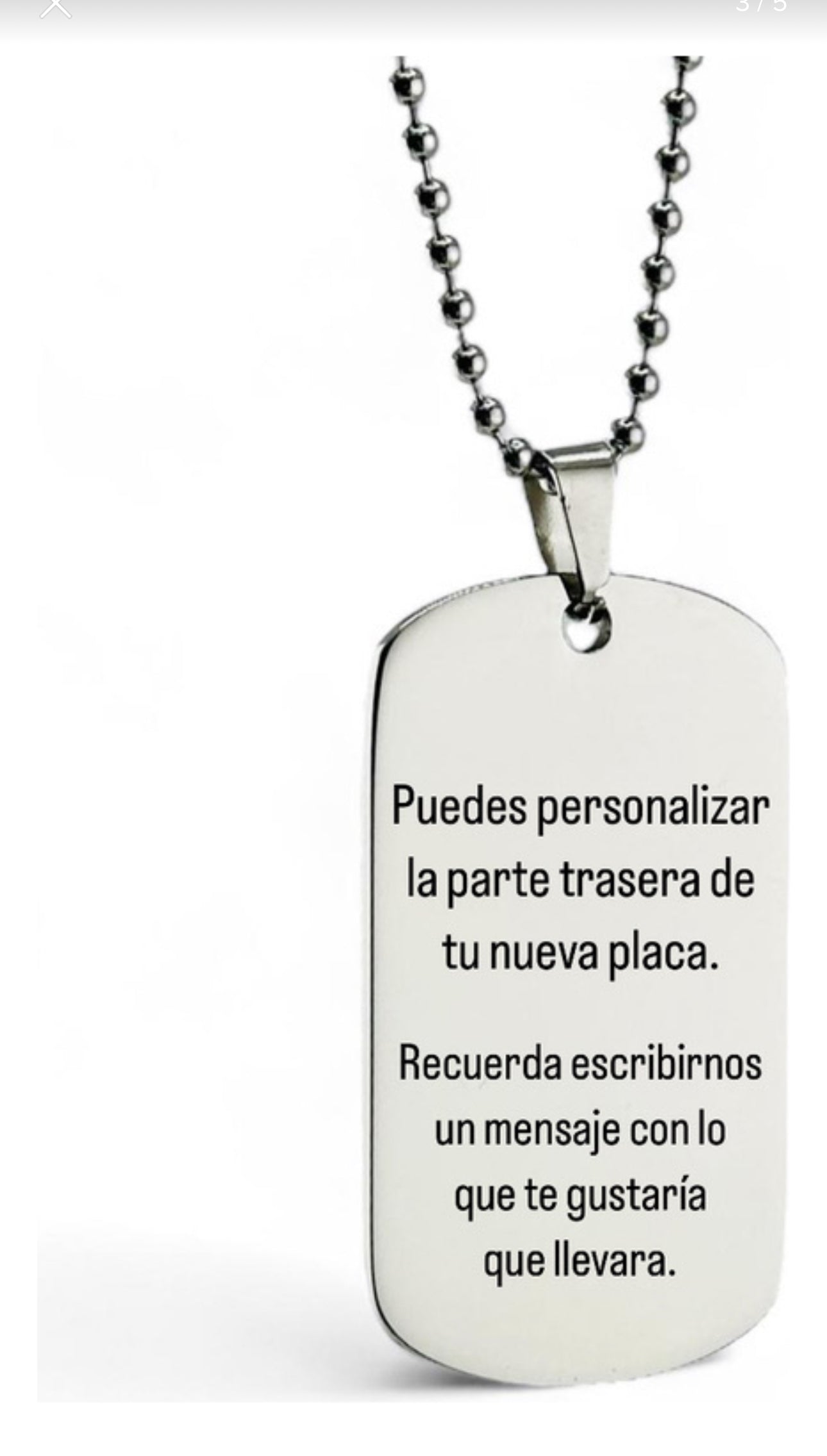 Placa Personalizada Del Temach Acero Inoxidable