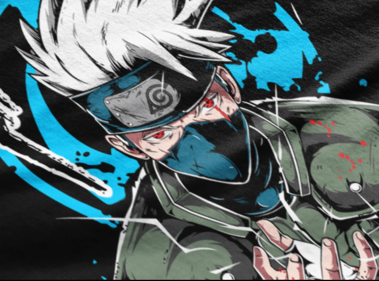 Playera Solomon's KAKASHI NARUTO | 100%
Algodón | Tacto Suave | Anime Streetwear