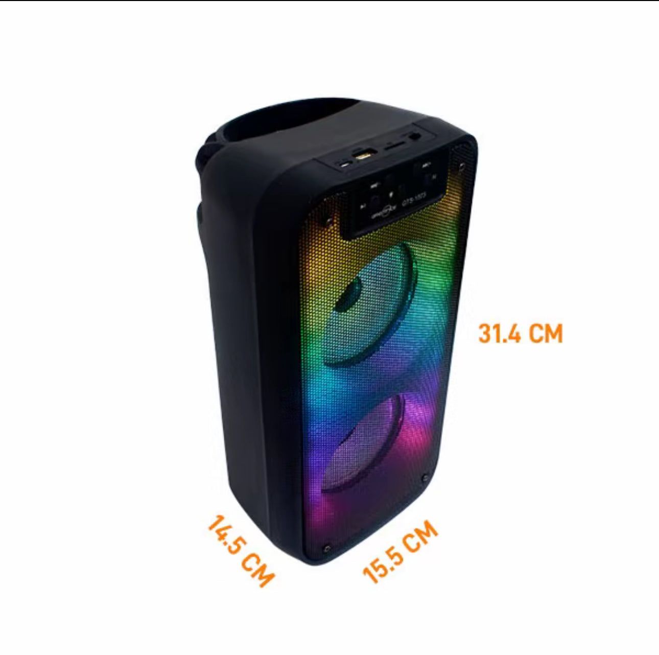 Bocina Bluetooth 4" Luz LED GTS-1873