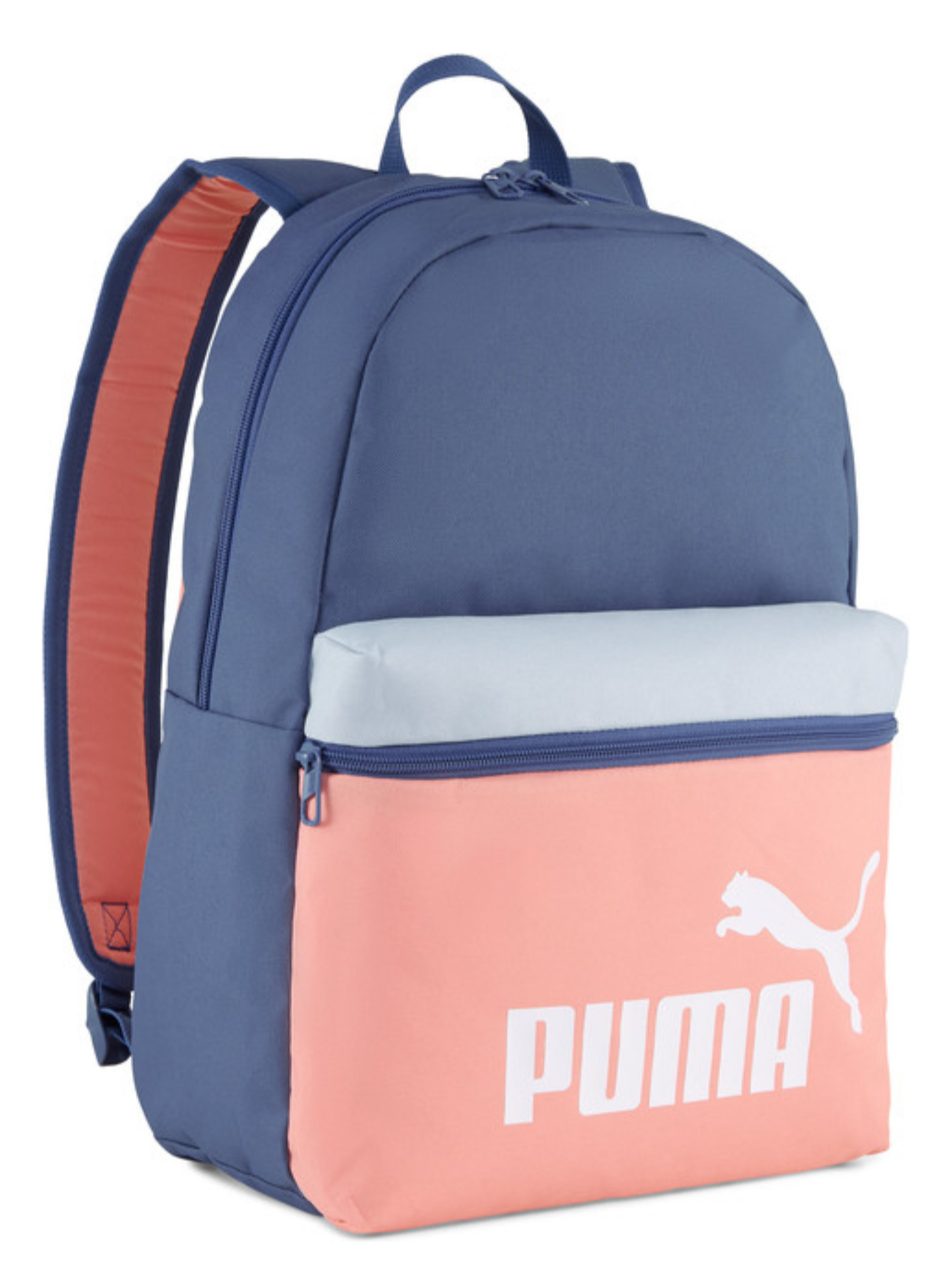 Mochila Puma Phase Color Block Backpack Azul Unisex