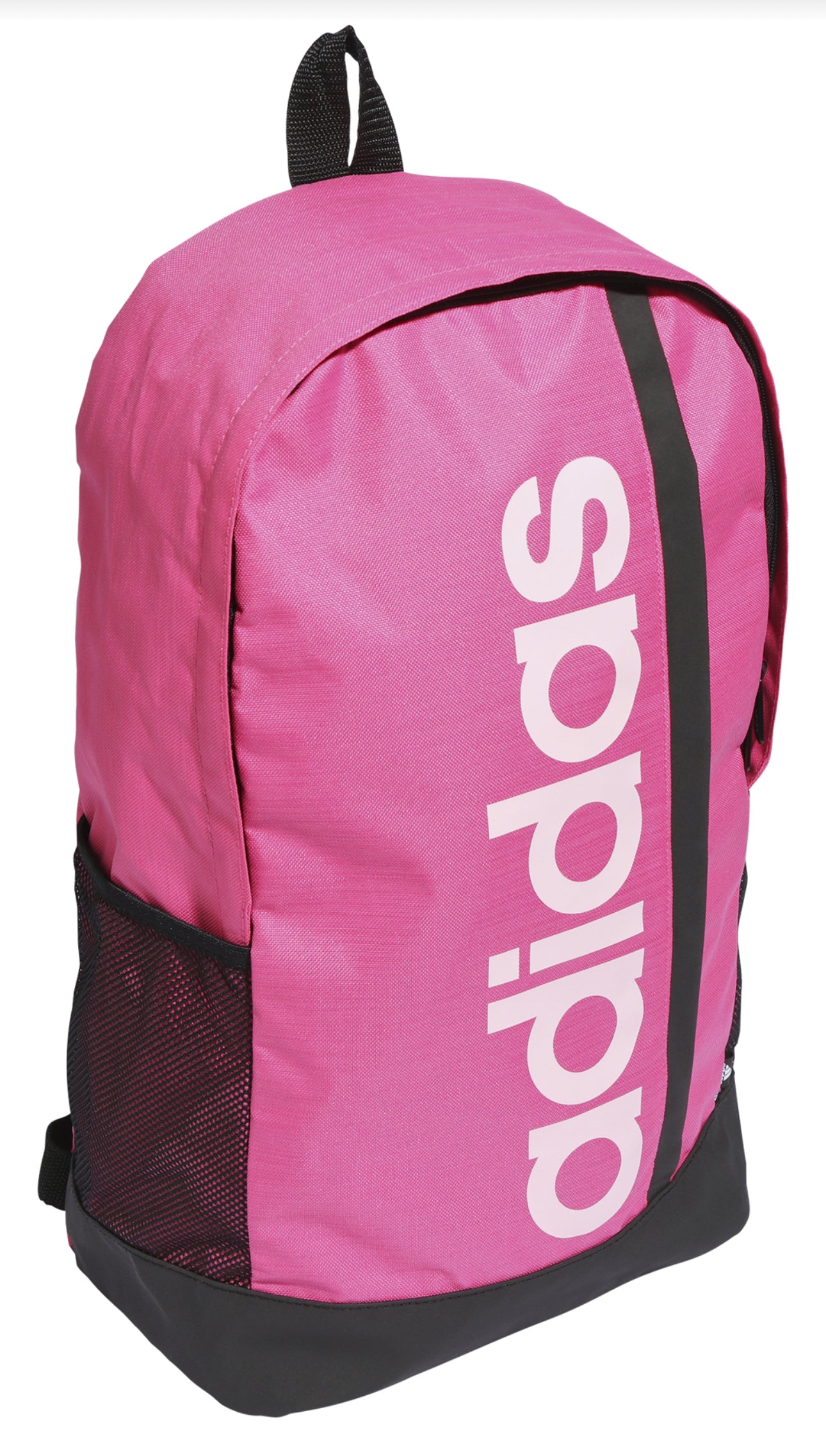 Mochila adidas Dama Essentials Linear Training Rosa Mujer Casual Bolsillo Lateral Cierre Correas Ajustables Laptop Bolsillo Frontal Capacidad 22.5 Lt