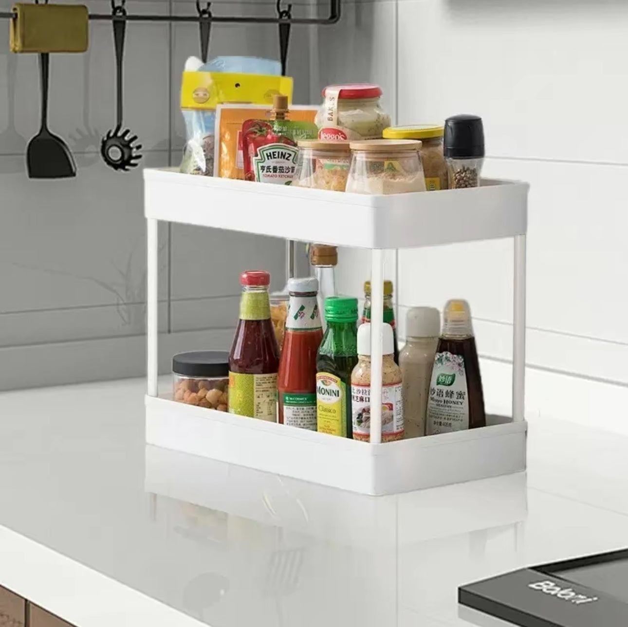 Carrito De Almacenamiento Multiusos Para La
Cocina 2 Niveles