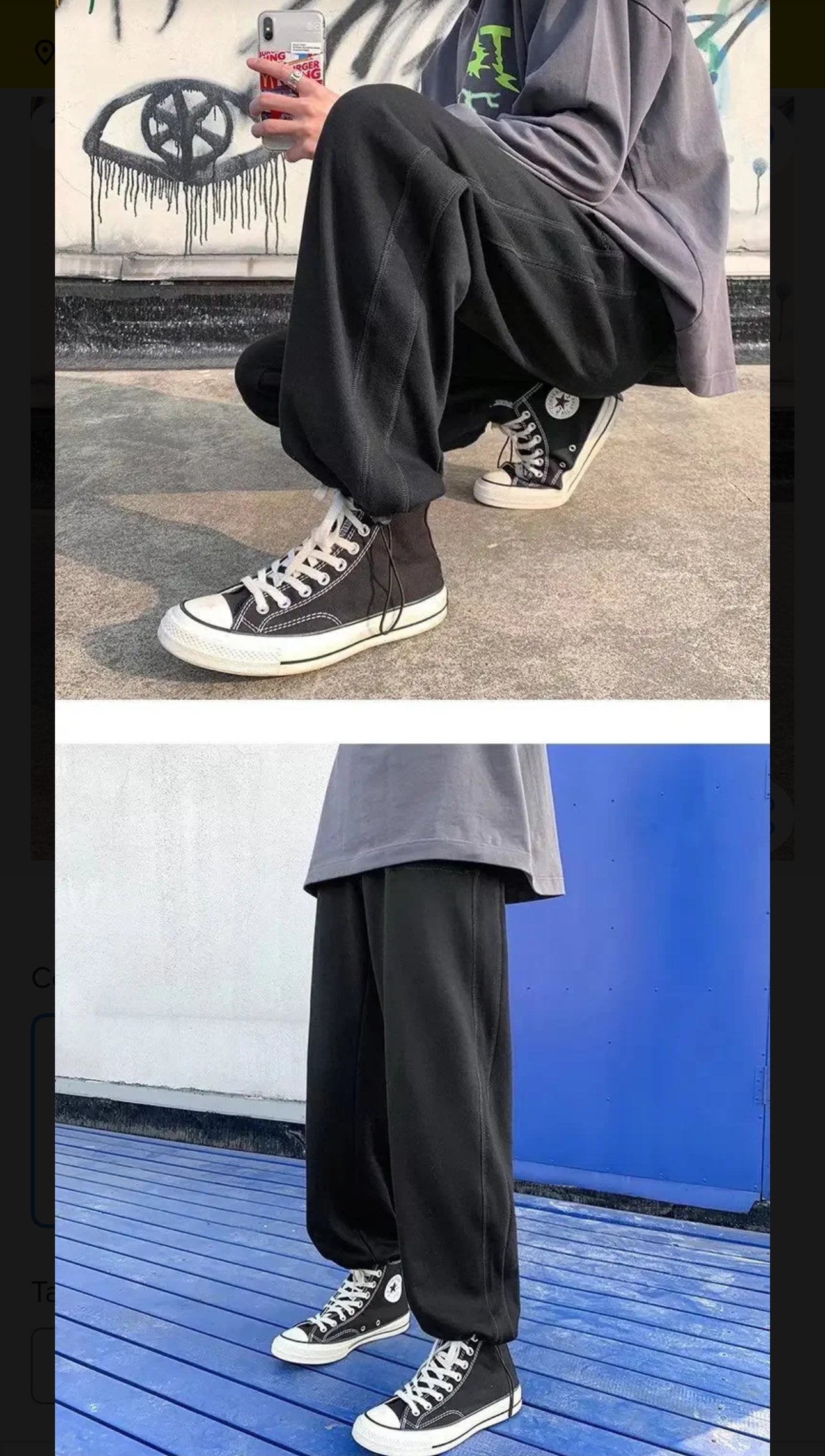 INTERNACIONAL Pantalones Casuales Atados Al Tobillo De Estilo Coreano Para