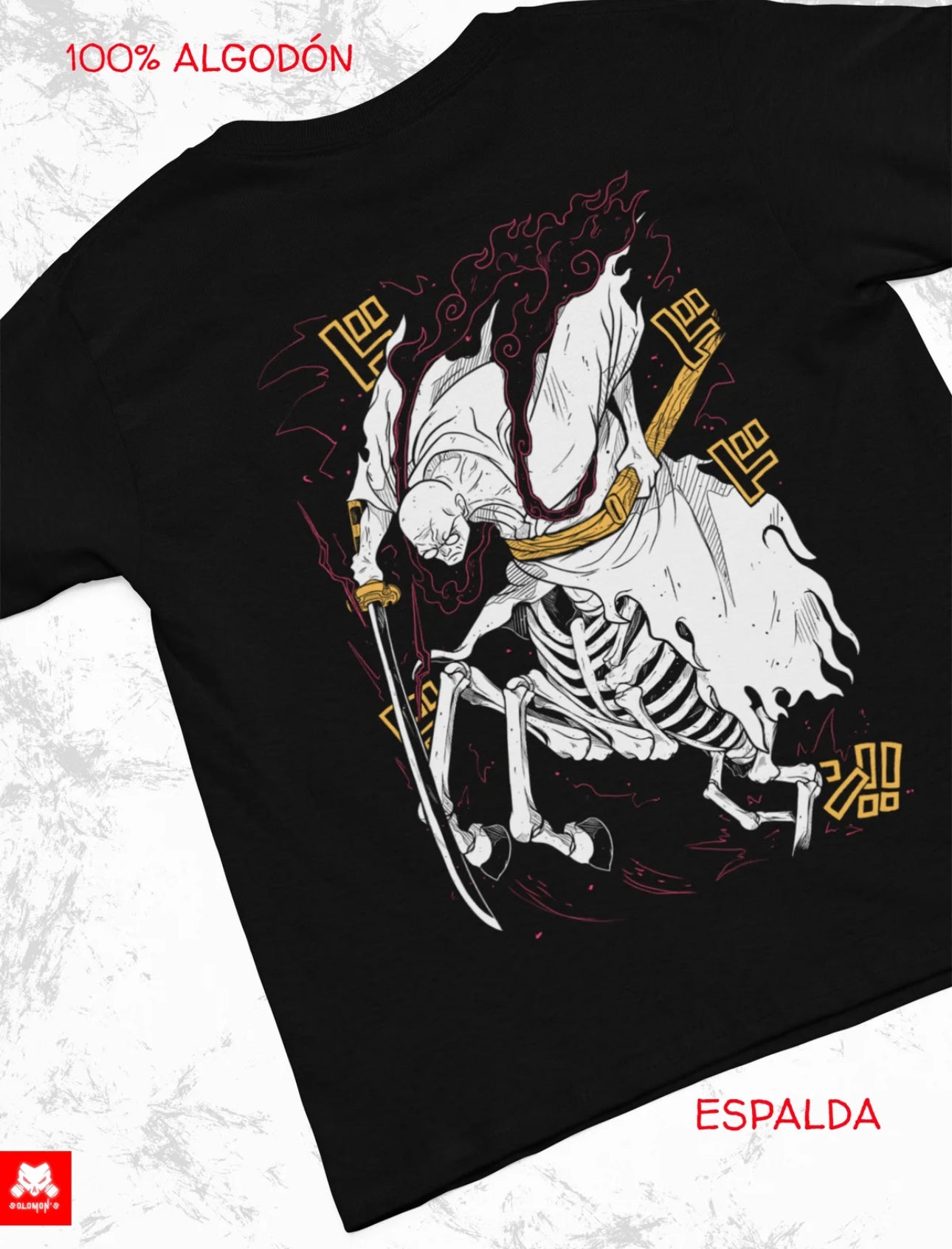 Playera Solomon's ONE PIECE GOROSEI MART I 100% Algodón | Tacto Suave | Anime Streetwear