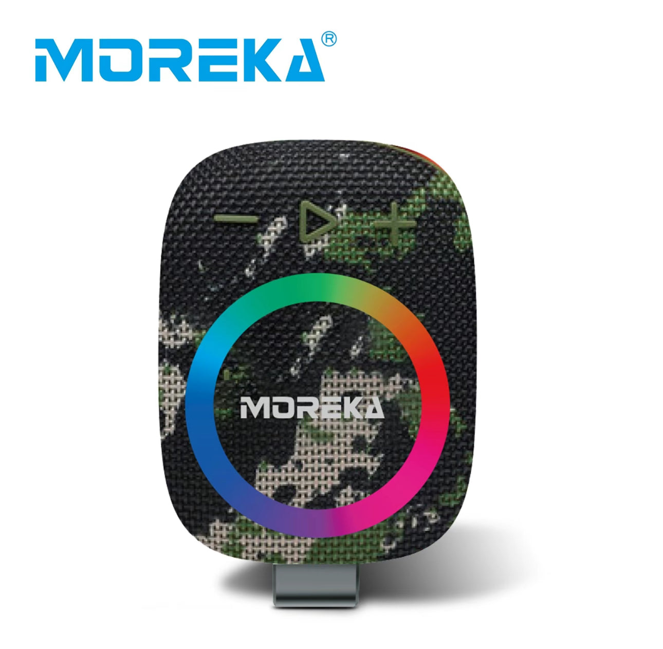 MOREKA-W3S Altavoz Bluetooth 5.1, altavoz portátil inalámbrico con graves mejorados, resistencia al agua IPX6, hasta 5 horas de reproducción, ideal para leer, hacer senderismo, ir a la playa y viajar.