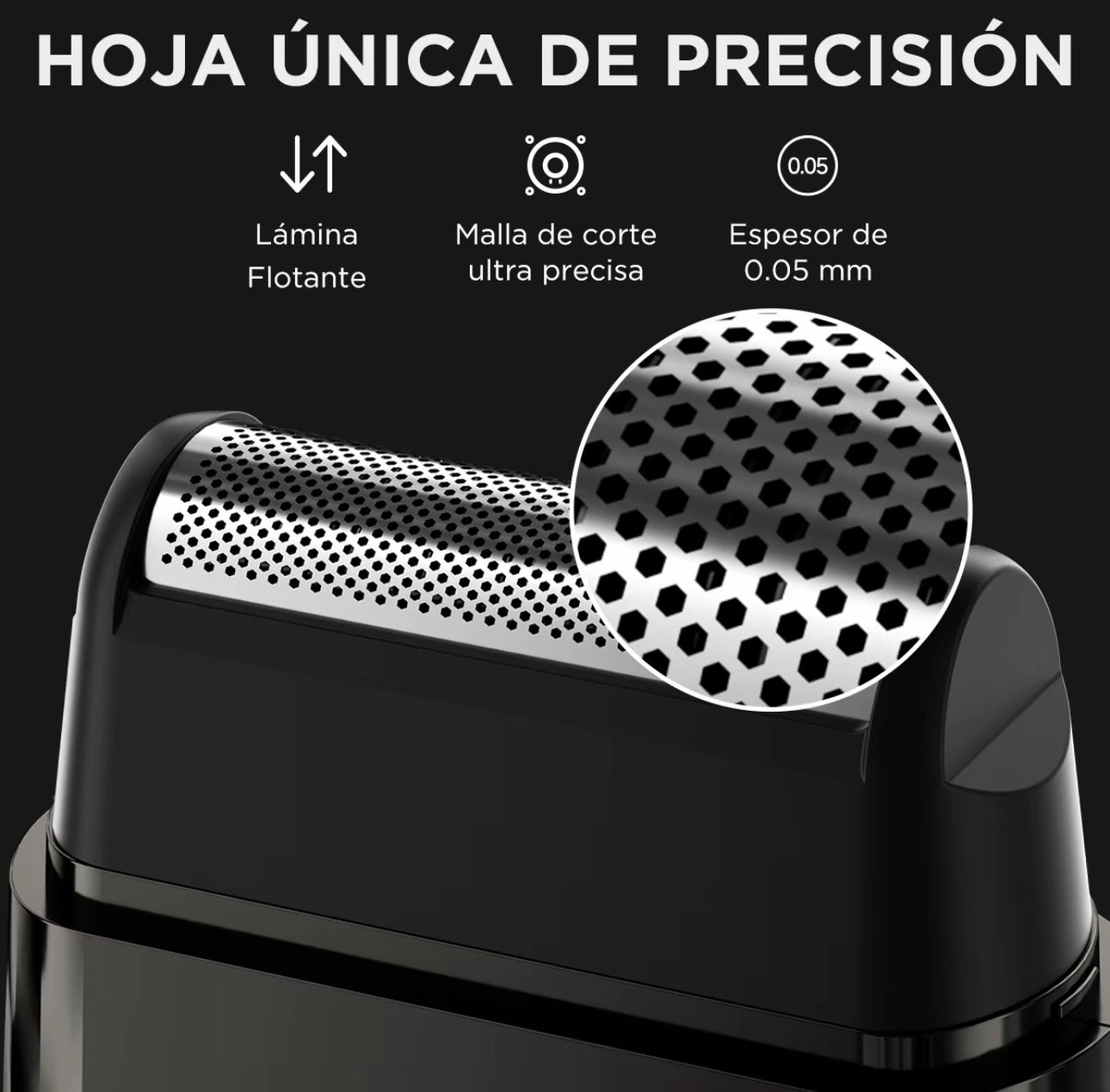 ENCHEN MSOO3 Mini Afeitadora Portátil | Diseño de Doble Hoja | Motor de Alta Velocidad |
Afeitadora Recargable por USB | Esenciales de
Viaje | Negro