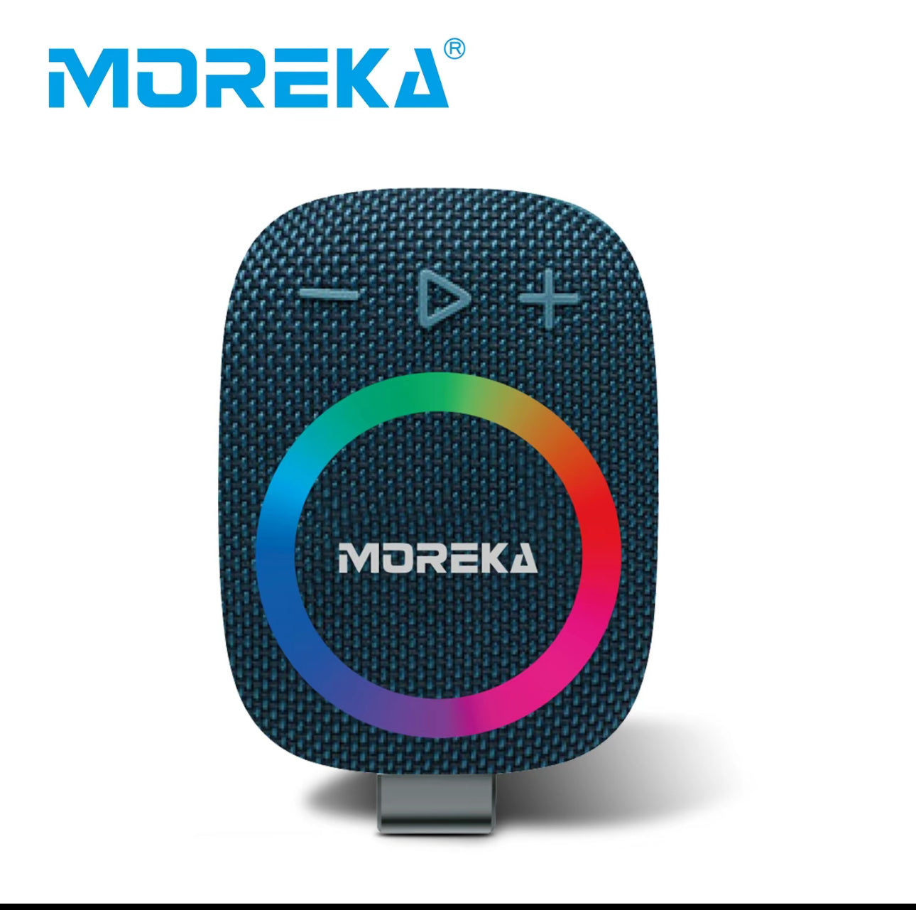 MOREKA-W3S Altavoz Bluetooth 5.1, altavoz portátil inalámbrico con graves mejorados, resistencia al agua IPX6, hasta 5 horas de reproducción, ideal para leer, hacer senderismo, ir a la playa y viajar.