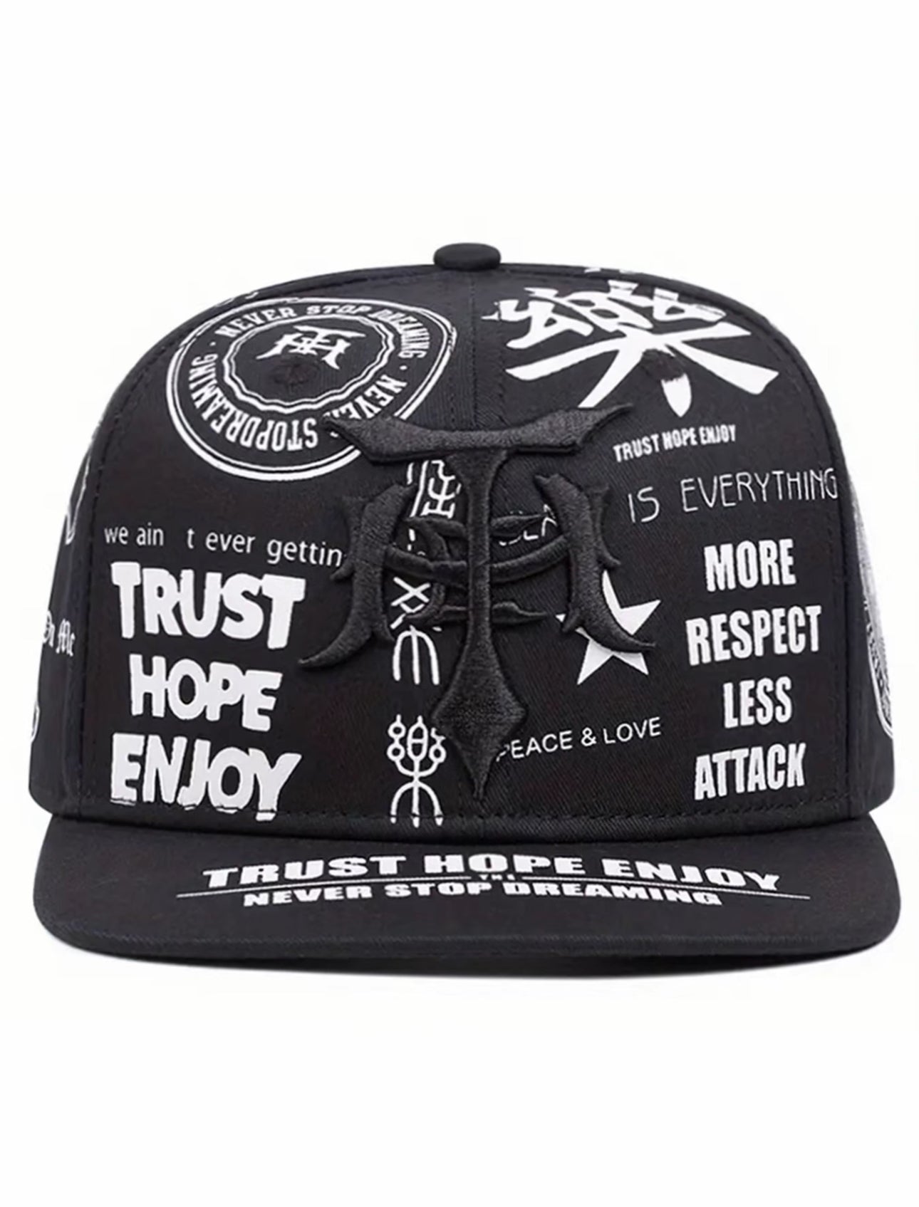 2025 Gorra de ala plana personalizada con bordado de Daga, Graffiti y Música, para hombres y mujeres, Hip Hop, Sombrero para patineta, Gorra parasol para deportes al aire libre, Uso diario y
Vestimenta de béisbol.