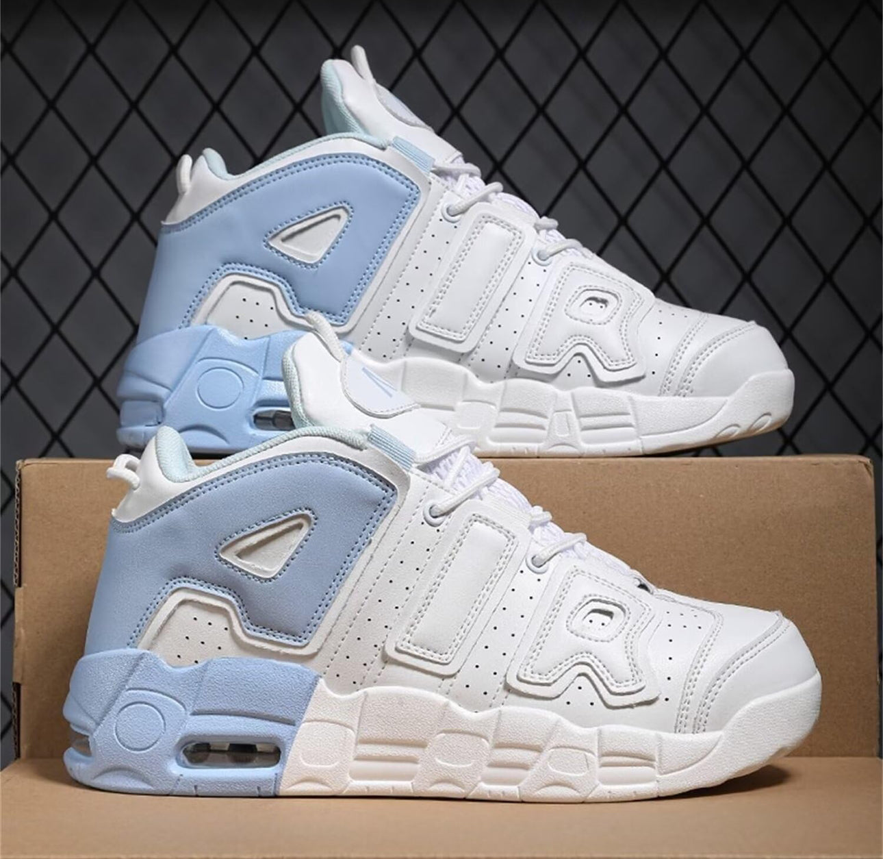 Air Deportivos Mujer Zapatillas de Uptempo para Correr Calzado Baloncesto Sneakers Gimnasio Casual Shoes