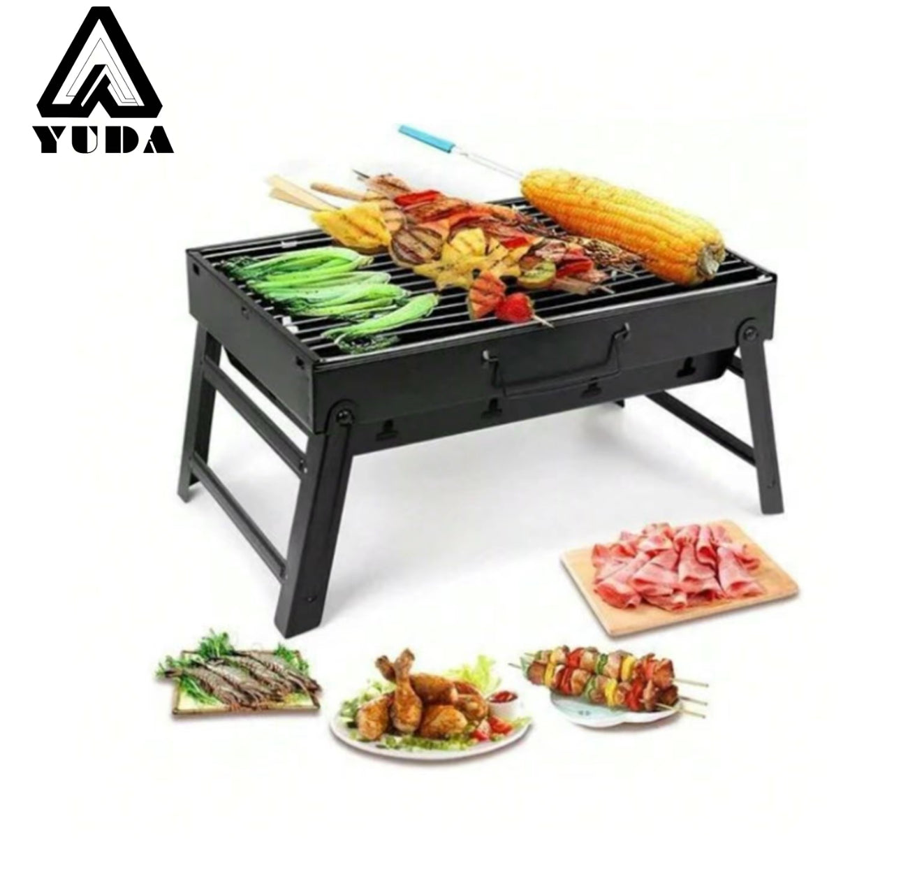 Parrilla De Carbón Portátil Plegable
Acero Inoxidable