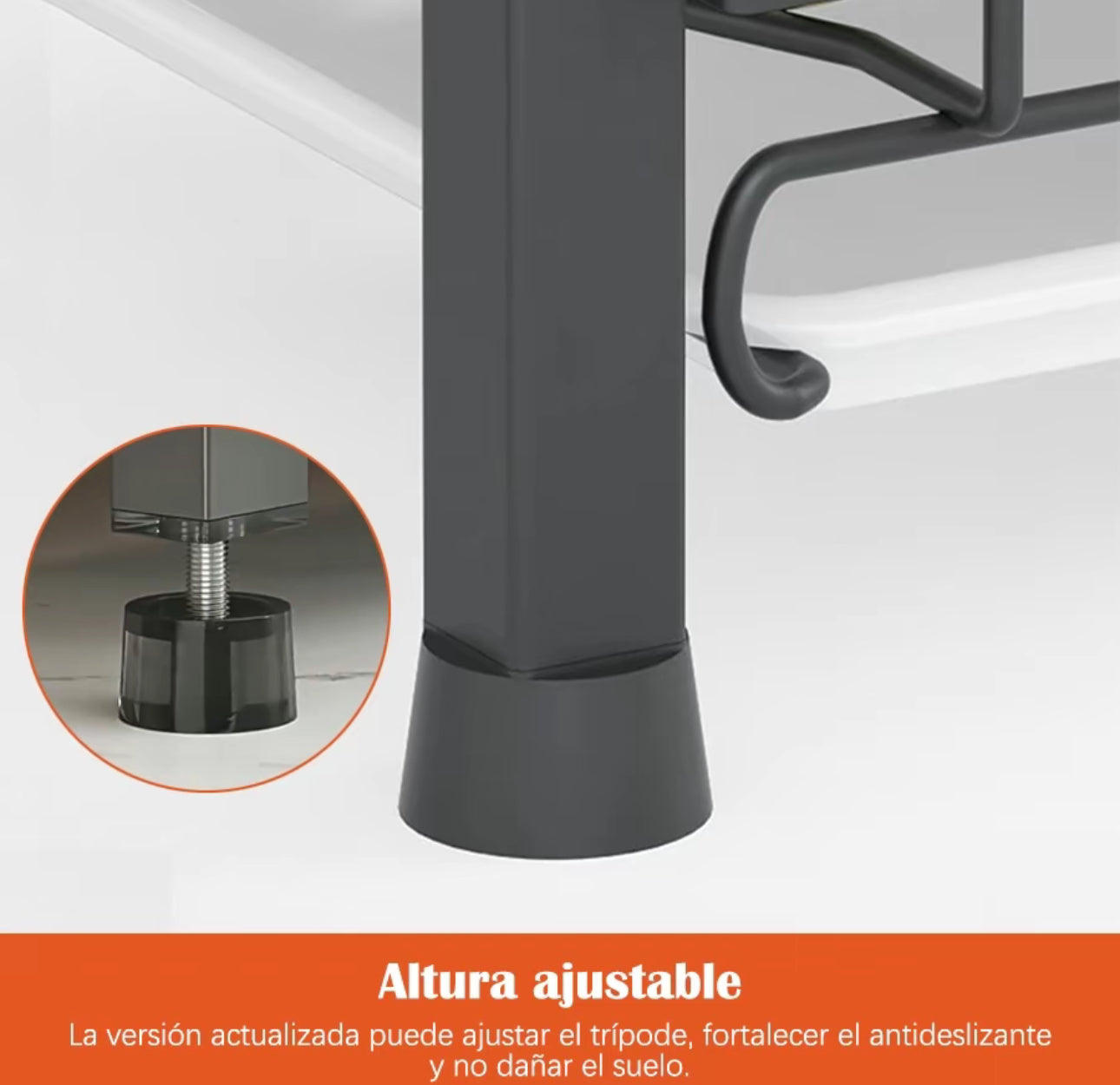 lerfm Escurridor de platos con 3 Niveles, con Escurridor para Mostrador, Escurridor de Cocina
Multifuncional con Herramientas