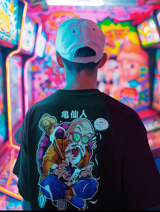 Playera Solomon's MAESTRO ROSHI DRAGON BALL | 100% Algodón | Tacto Suave | Anime Streetwear
