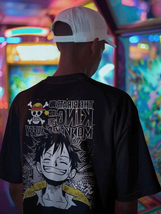 Player Solomon's ONE PIECE THE PIRATE KING | 100& Algodón | Tacto Suave | Anime Streetwear