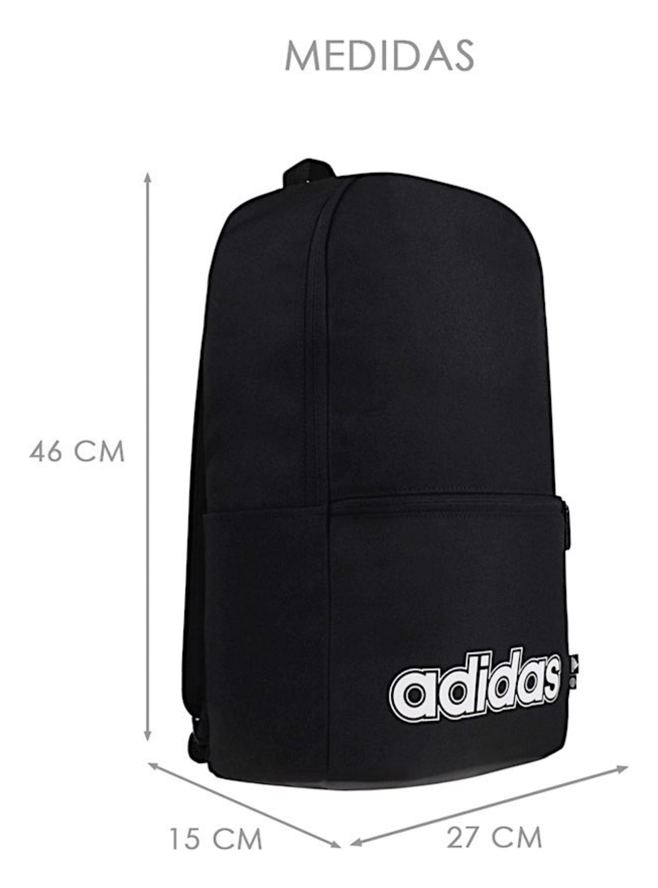 Backpack Unisex adidas Ht4768 Textil Negro