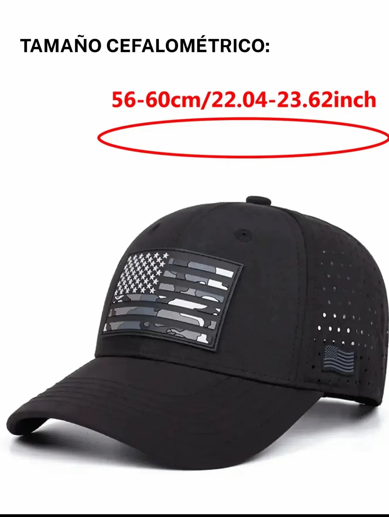 Gorra de malla 2025, personalizada con etiquetado de bandera estadounidense, para ciclismo, escalada, sombrero para el sol, deportes, skateboarding, hip hop, para hombre y mujer, uso diario, vestimenta para el trayecto.